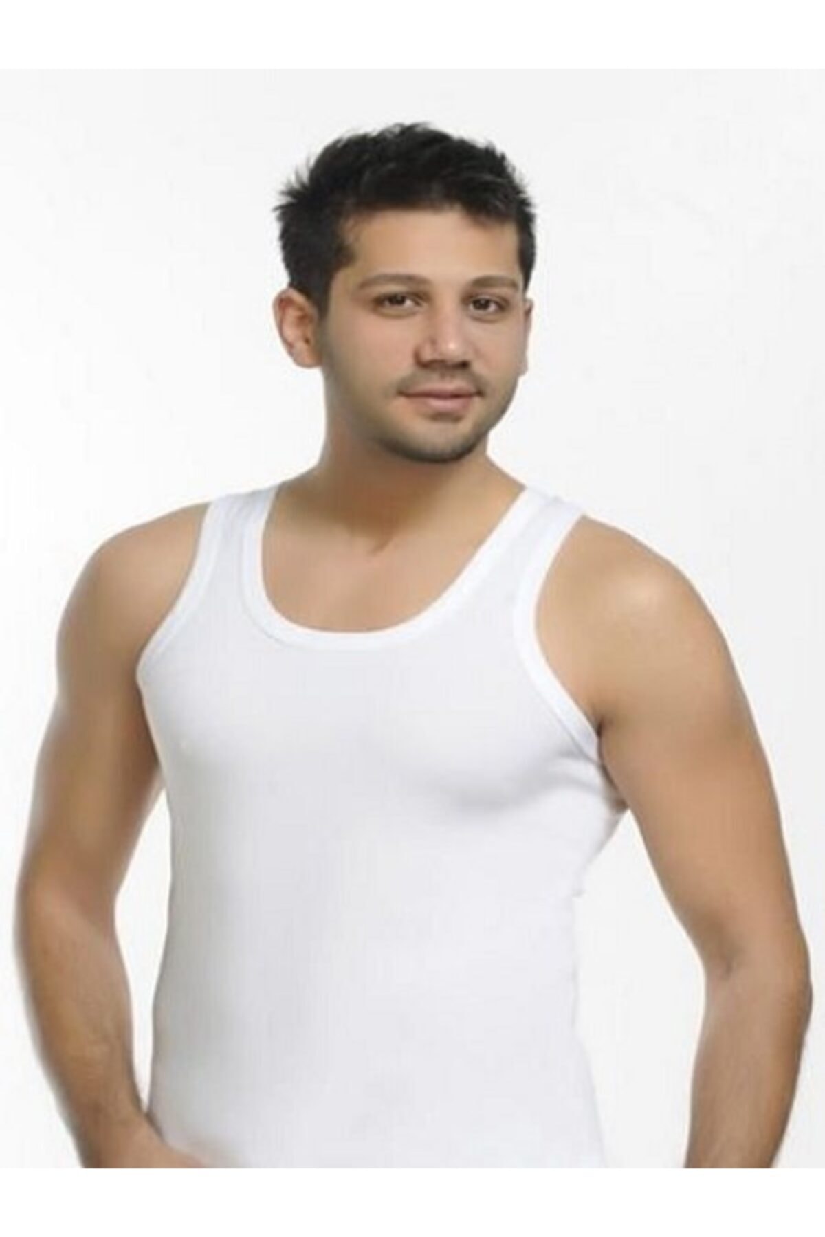 Tutku Erkek Beyaz Askılı Atlet 6 Adet