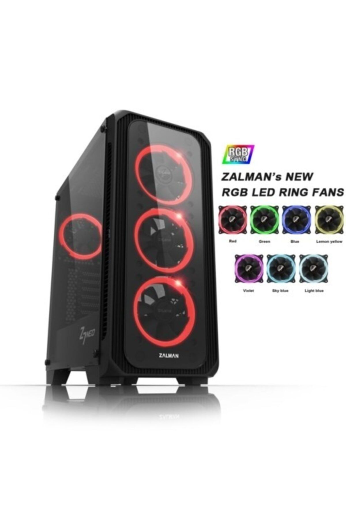 Zalman Z7 Neo 700w Atx Led Fan Midt Kasa