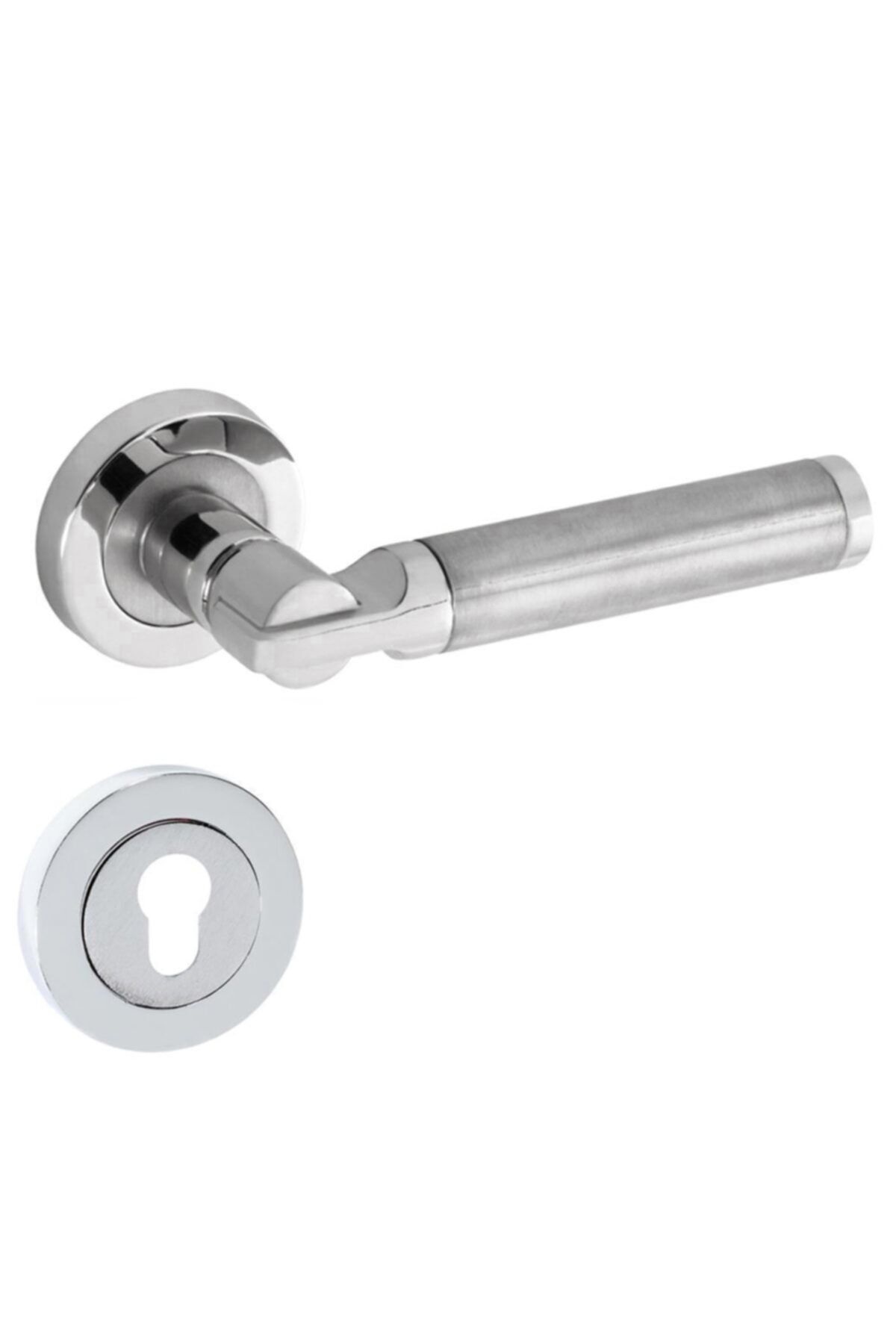 nobel cankaya krom inox daire rozetli kapi kolu yale fiyati yorumlari trendyol