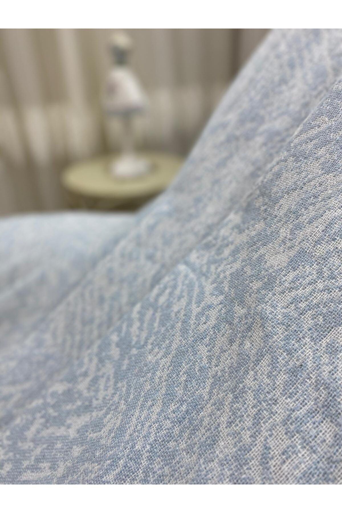 ozlu home luks pamuklu koltuk ortusu buz mavisi 170x220 fiyati yorumlari trendyol