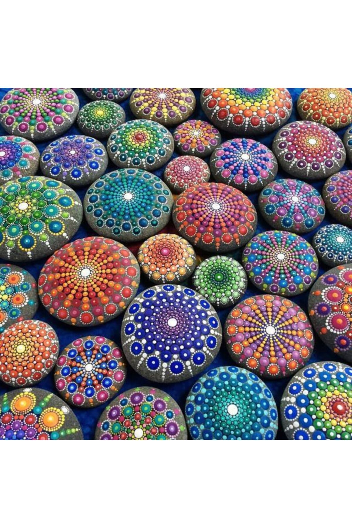 Akillica Mandala Boyama Tas Boyama Taslari 20 Adet 100 Dogal Boyanabilir Deniz Tasi Fiyati Yorumlari Trendyol