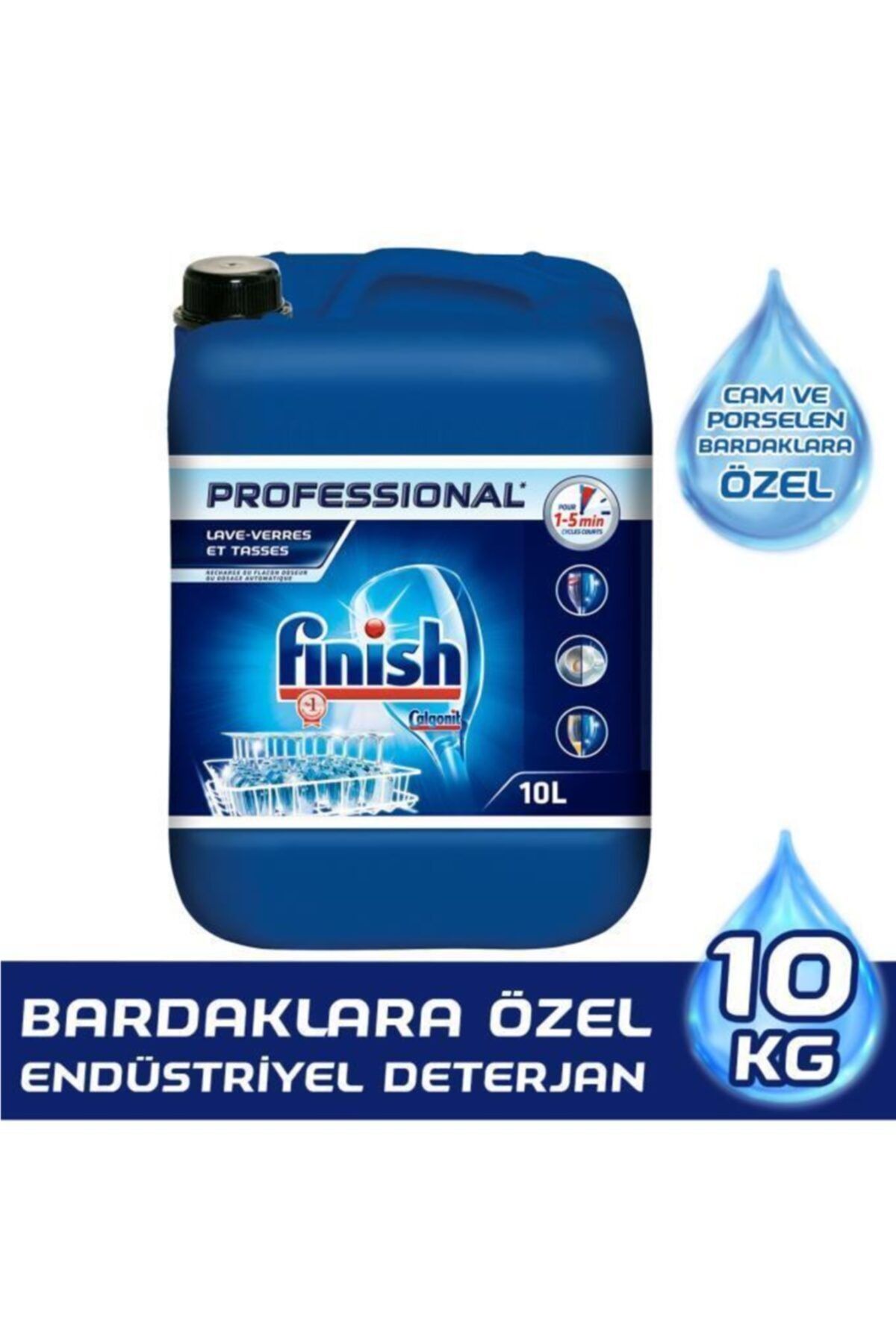 Finish Endüstriyel Bardak Yıkama Makinesi Için Sıvı Deterjan 10kg
