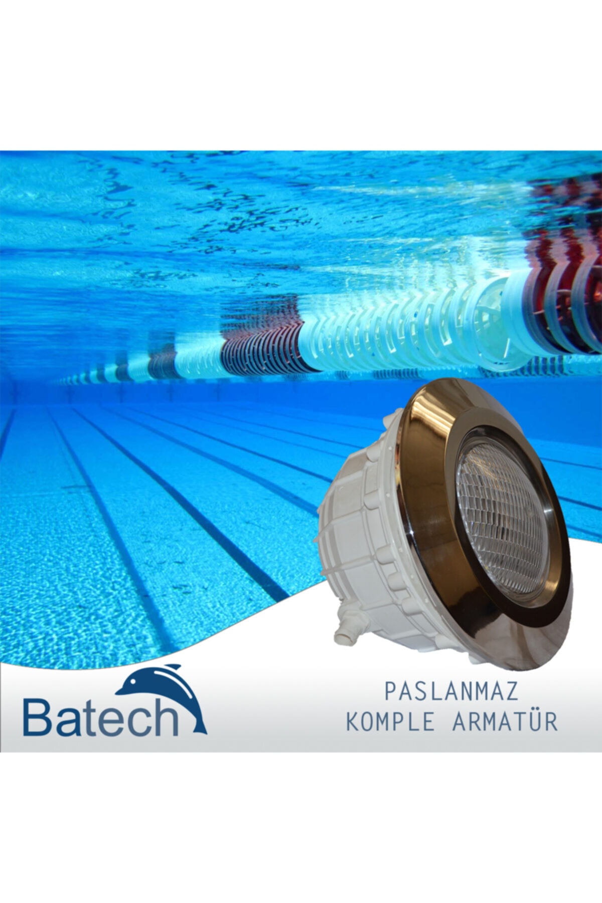 BATECH Par56 Paslanmaz Havuz Aydınlatma Armatürü Komple 36 W