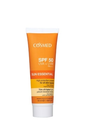 COSMED Sun Essential Tüm Cilt Tipleri için Güneş Kremi SPF50+ 50 ml 8699292992050