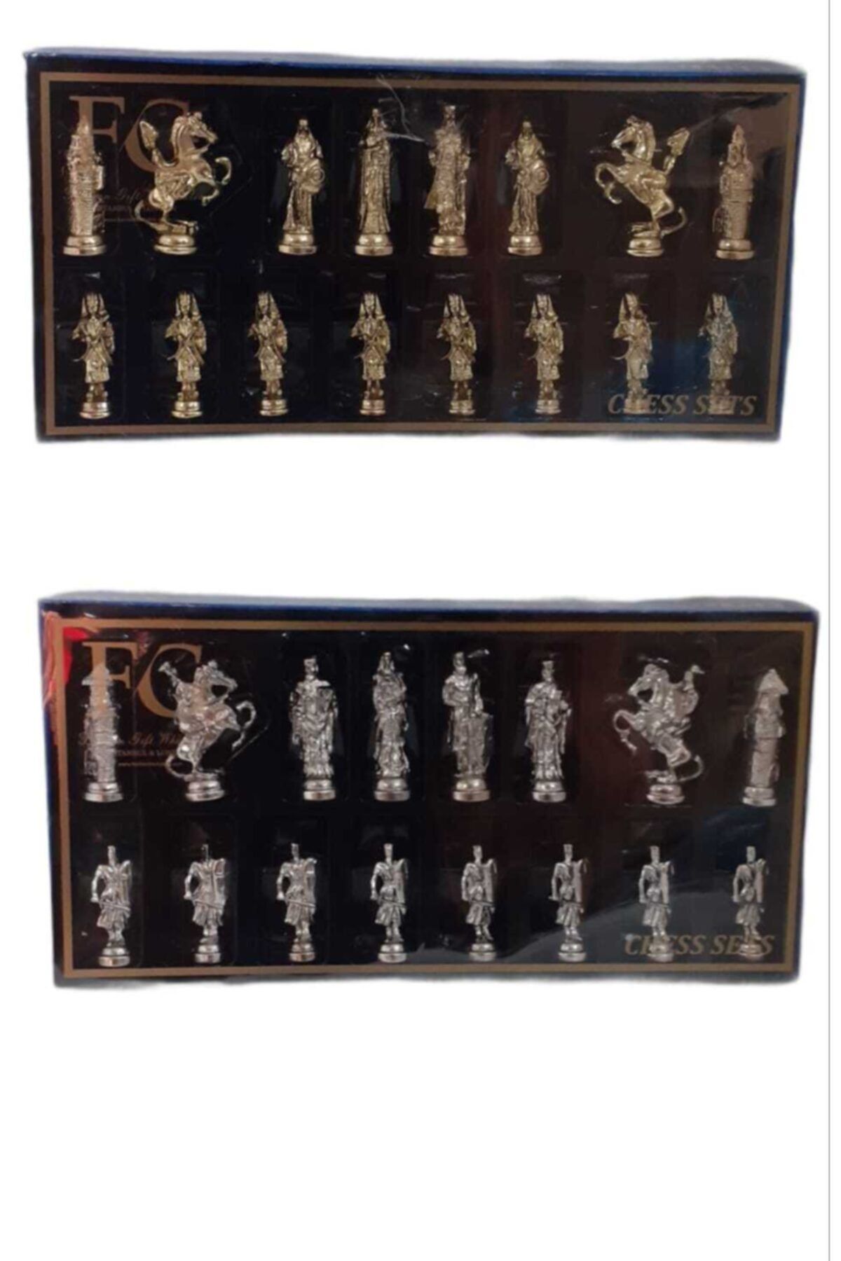 Royal Shop Fashion Istanbul Lüks Metal Satranç Figürleri Rs17