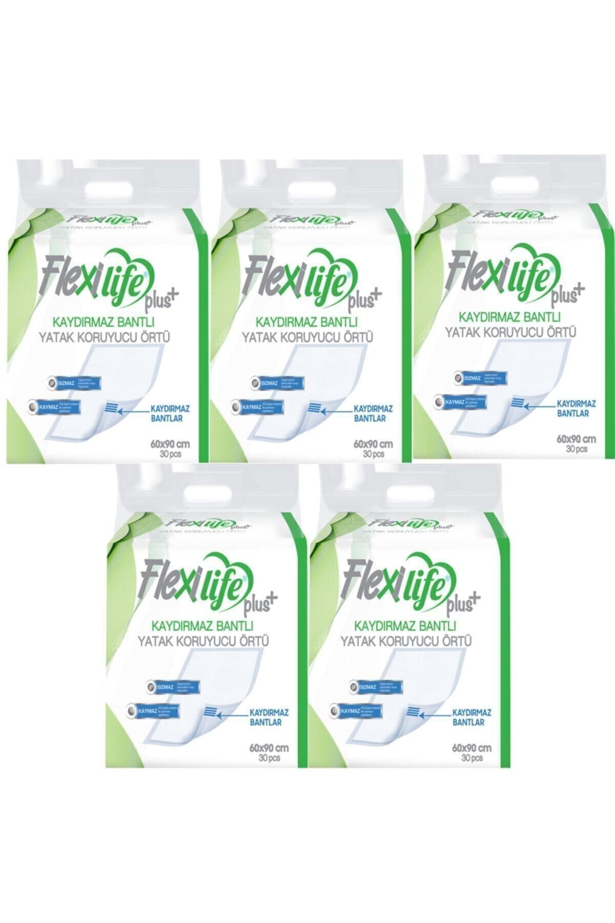 Flexi Life Kaydırmaz Hasta Alt Açma Yatak Koruyucu Örtü 60x90 Cm 5 X30=150 Kullanım