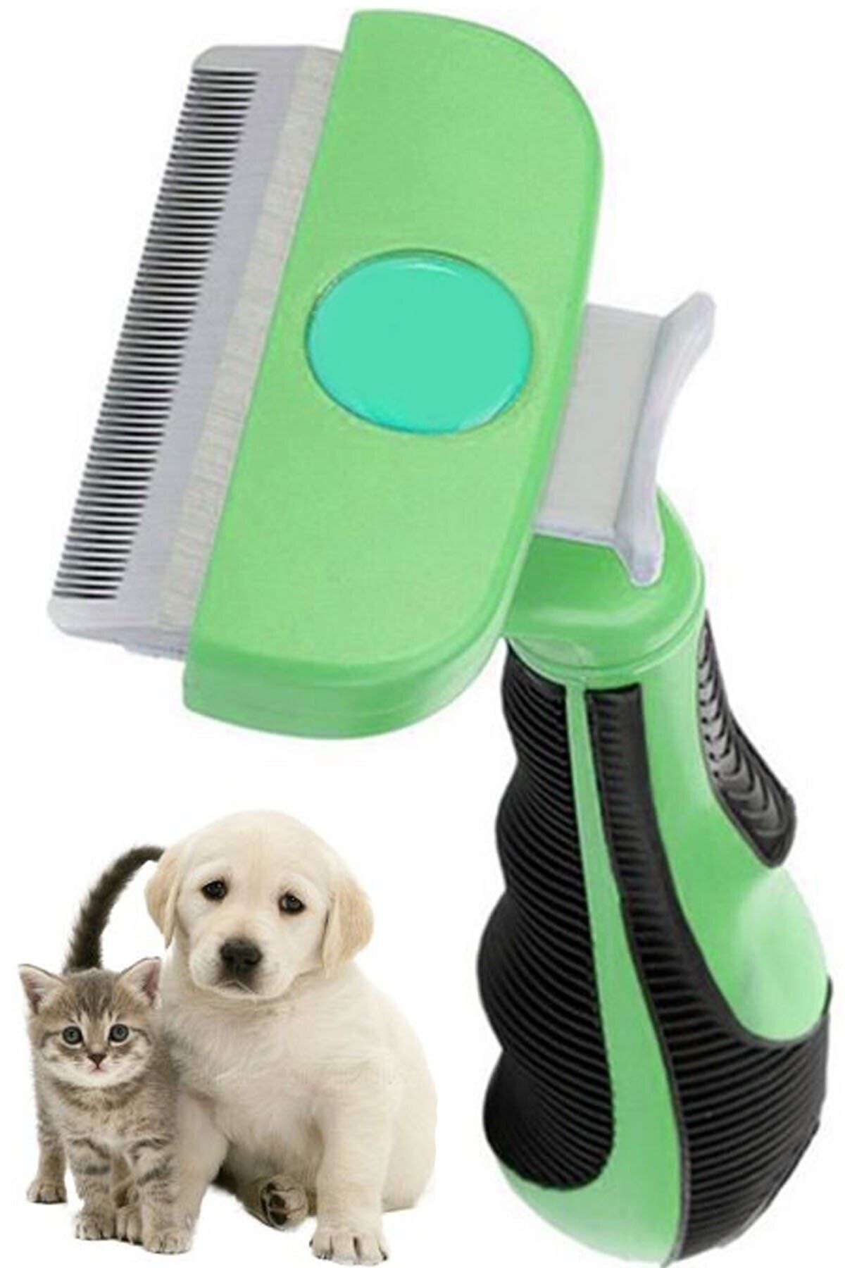 Chermik Yeni Nesil Köpek & Kediler Için Tüy Alıcı Temizlik Tarağı (4,5 Cm) 1430