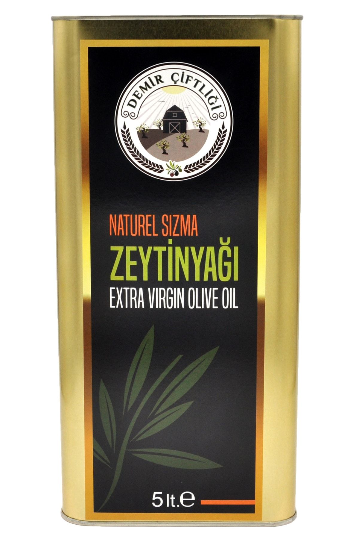 Demir Çiftliği Naturel Sızma Soğuk Sıkım Zeytinyağı 5 L - 2021-2022 Sezon Yeni Mahsül