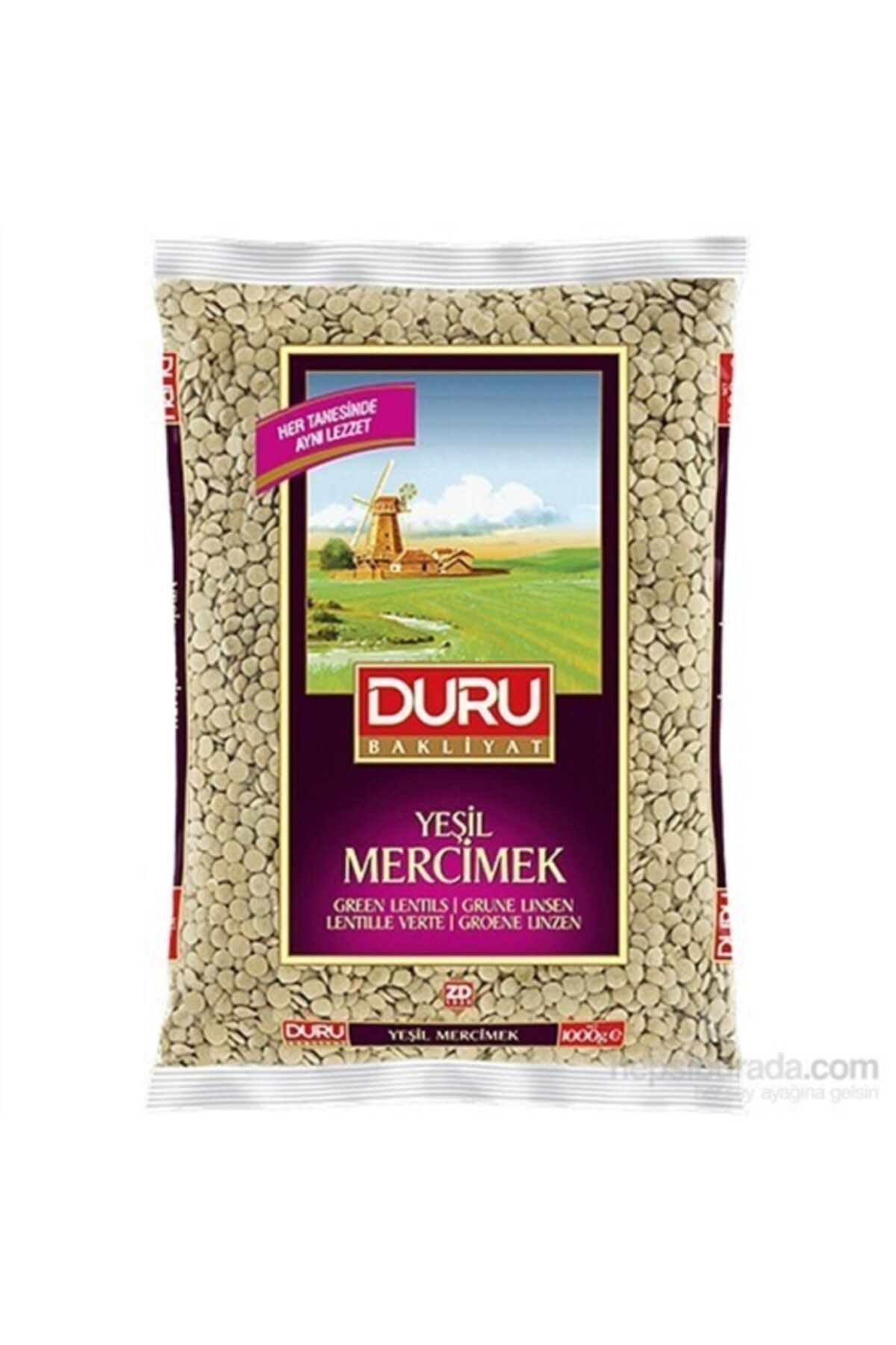Duru Yeşil Mercimek 1000 Gr