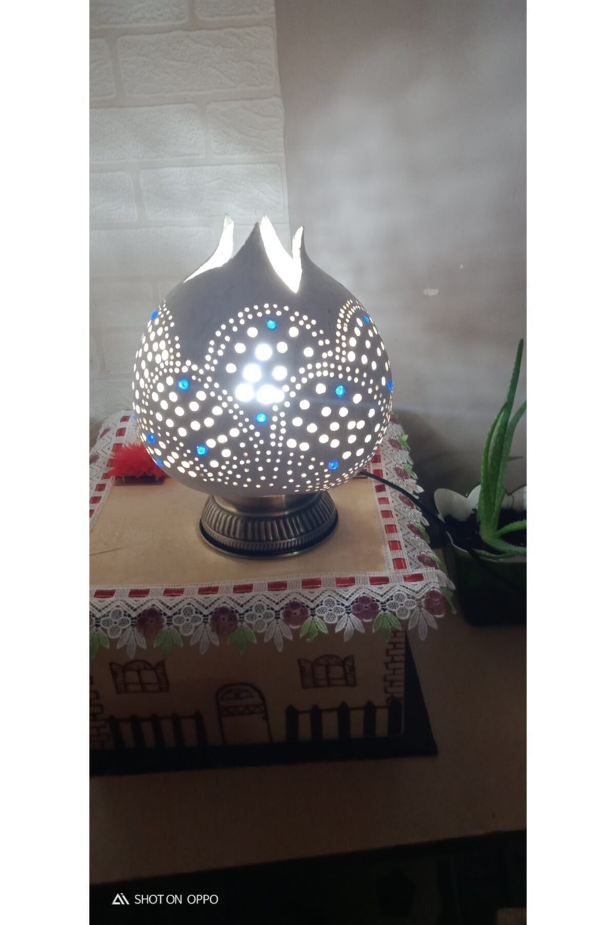 ahşapdekor Şu Kabağı Abajur