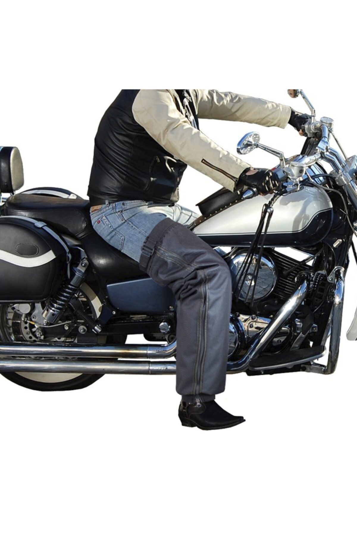 Ankaflex Motosiklet Sürücü Sıvı Rüzgar Geçirmez Isı Yalıtımlı Koruyucu Pantolon Motorcu Yağmurluk Dizlik