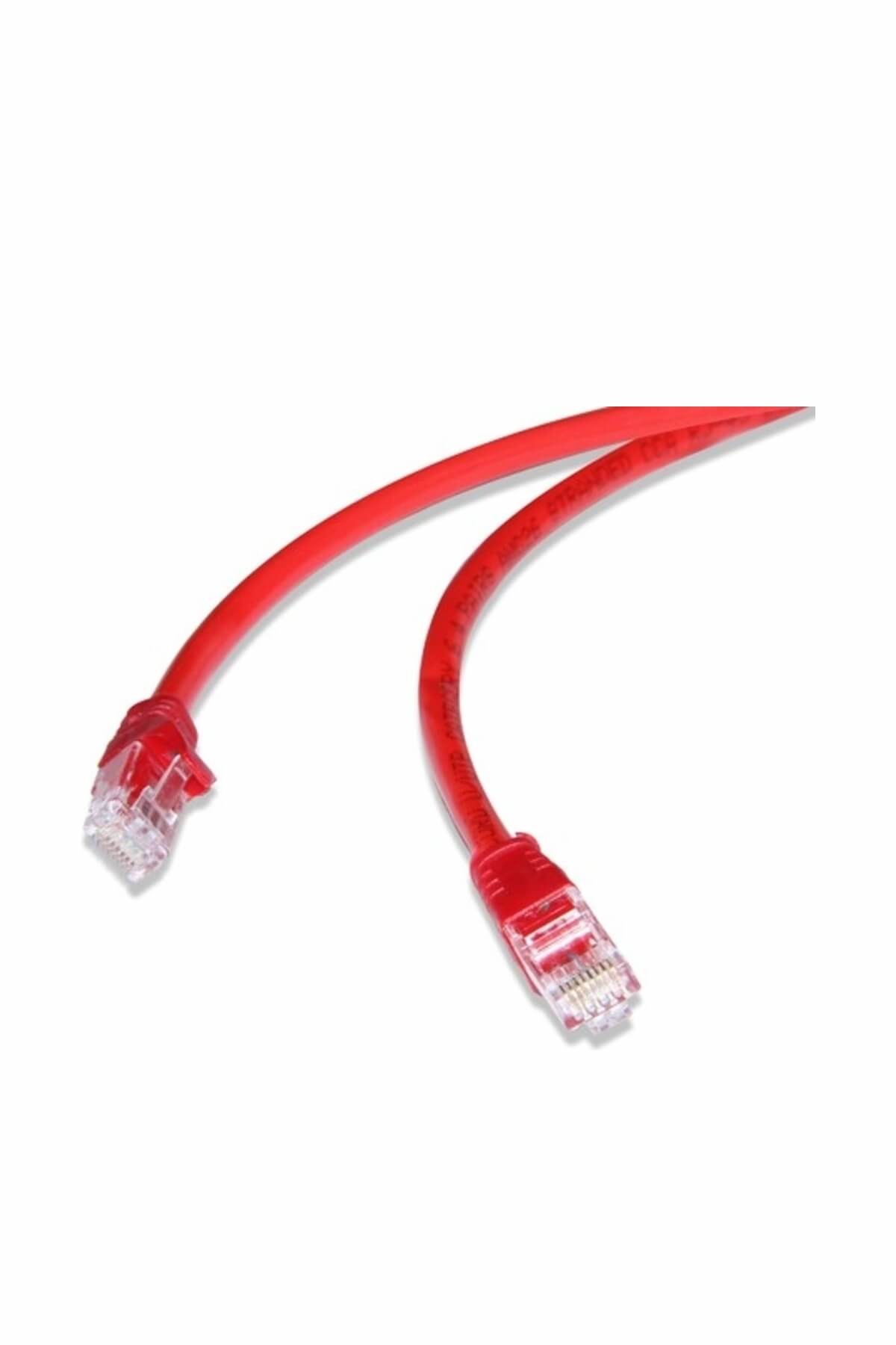 FLAXES FNK-620K CAT6 20 Metre (Patch) Network Kablo Kırmızı