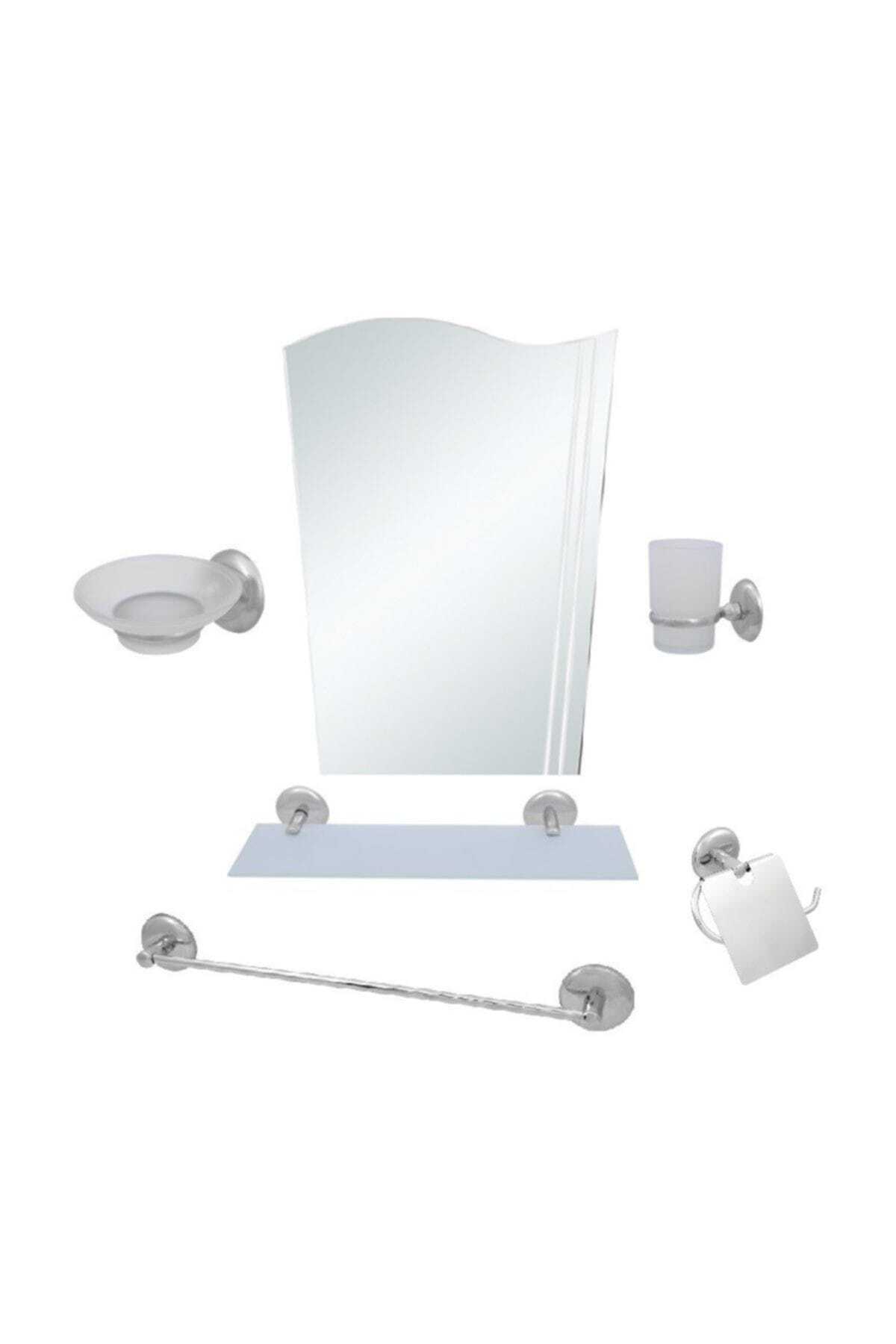 alper banyo 6 parca lux krom banyo ayna seti bayrak ayna fiyati yorumlari trendyol