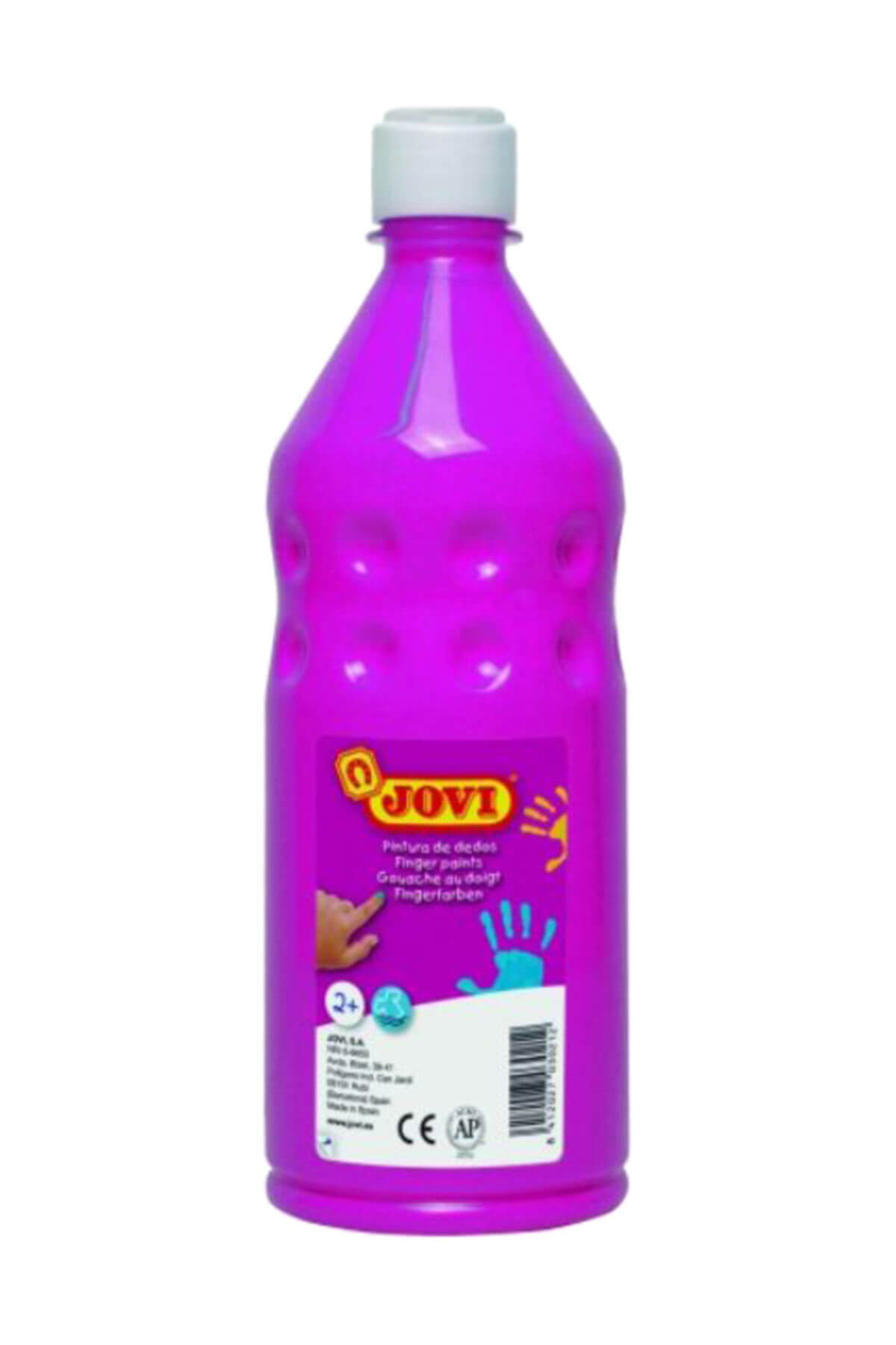 Jovi 750 Ml Pembe Parmak Boyası (Ekonomik Şişe Ambalaj) /