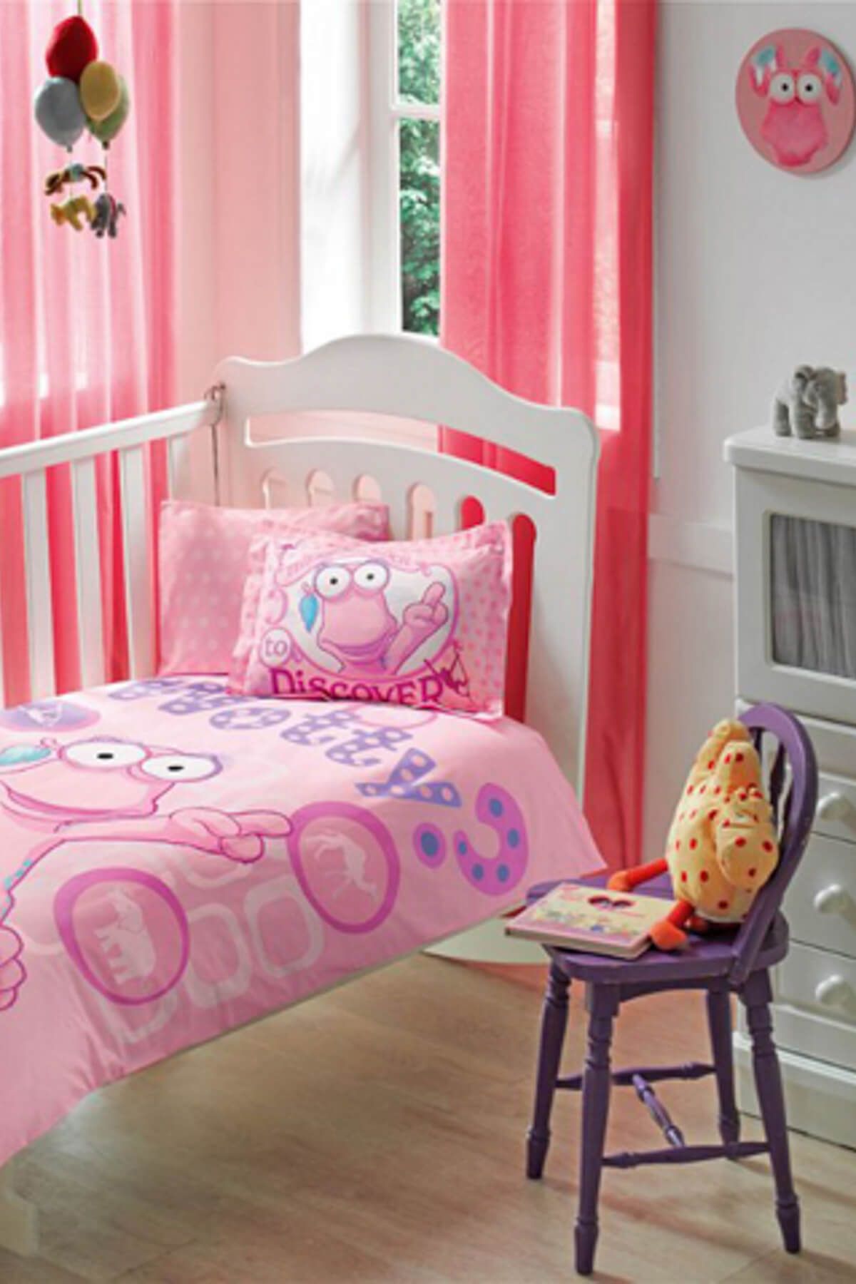Taç Bebek Nevresim Takımı-Wotwots Baby Girl /