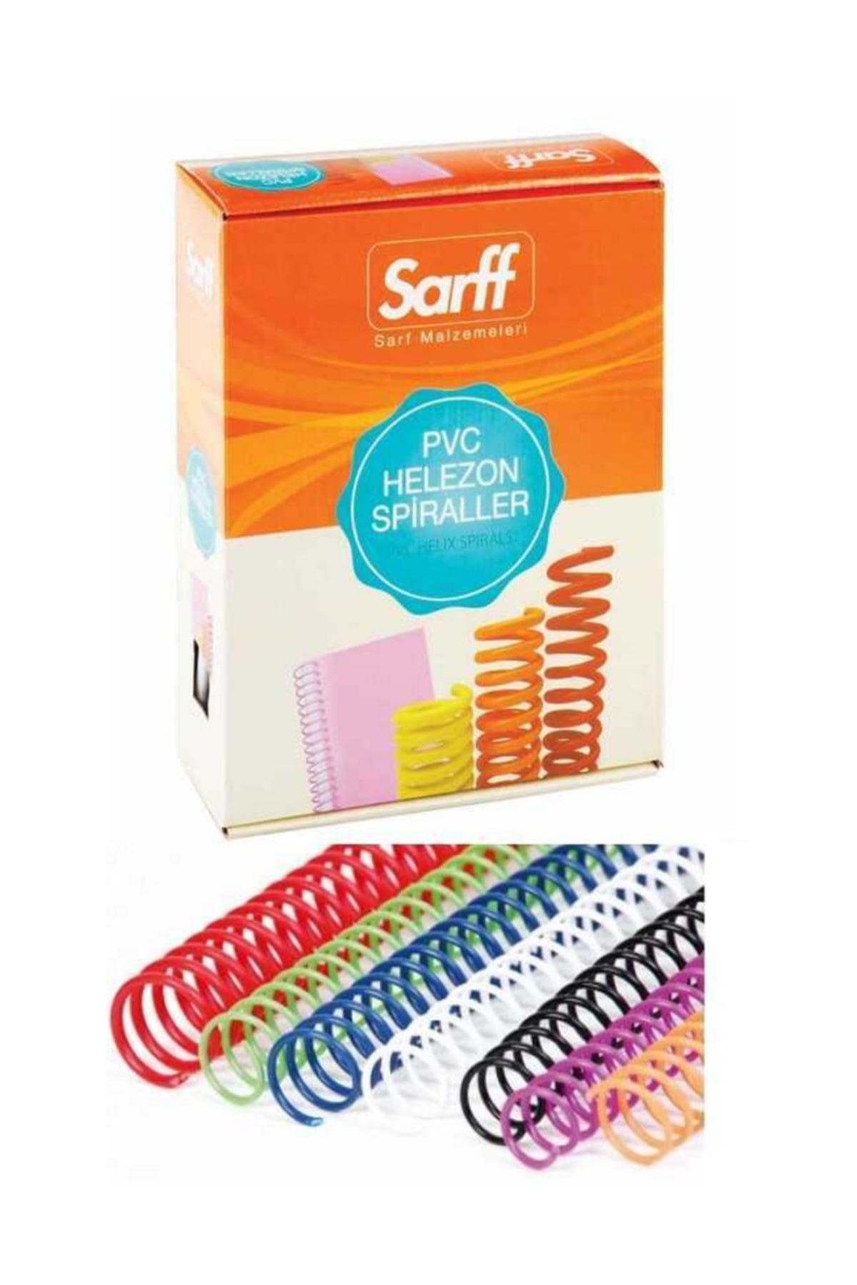 SARFF Pvc Helezon Spiral 8mm Kırmızı