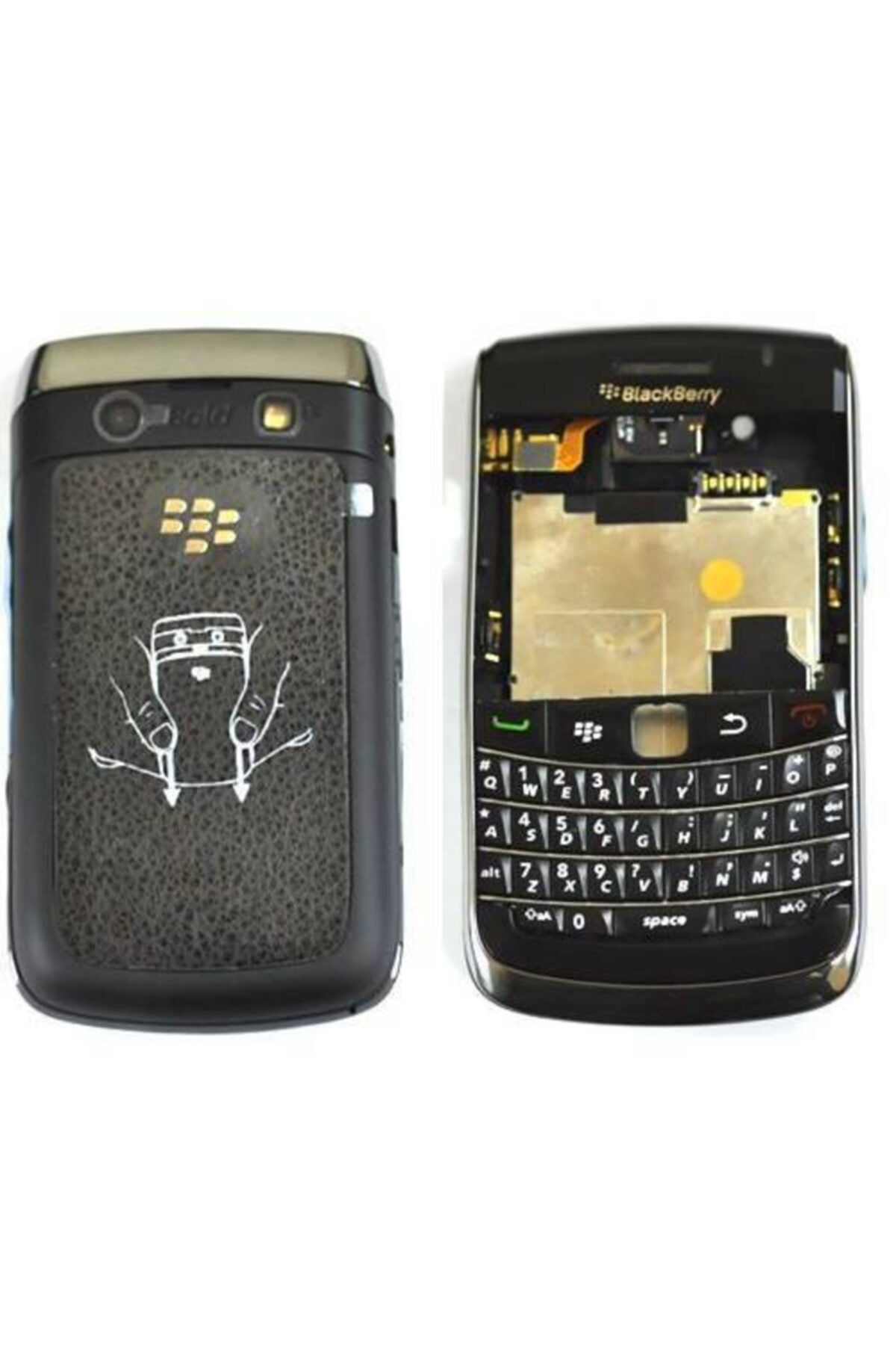 BlackBerry 9700 9780 Bold Kasa Kapak Siyah