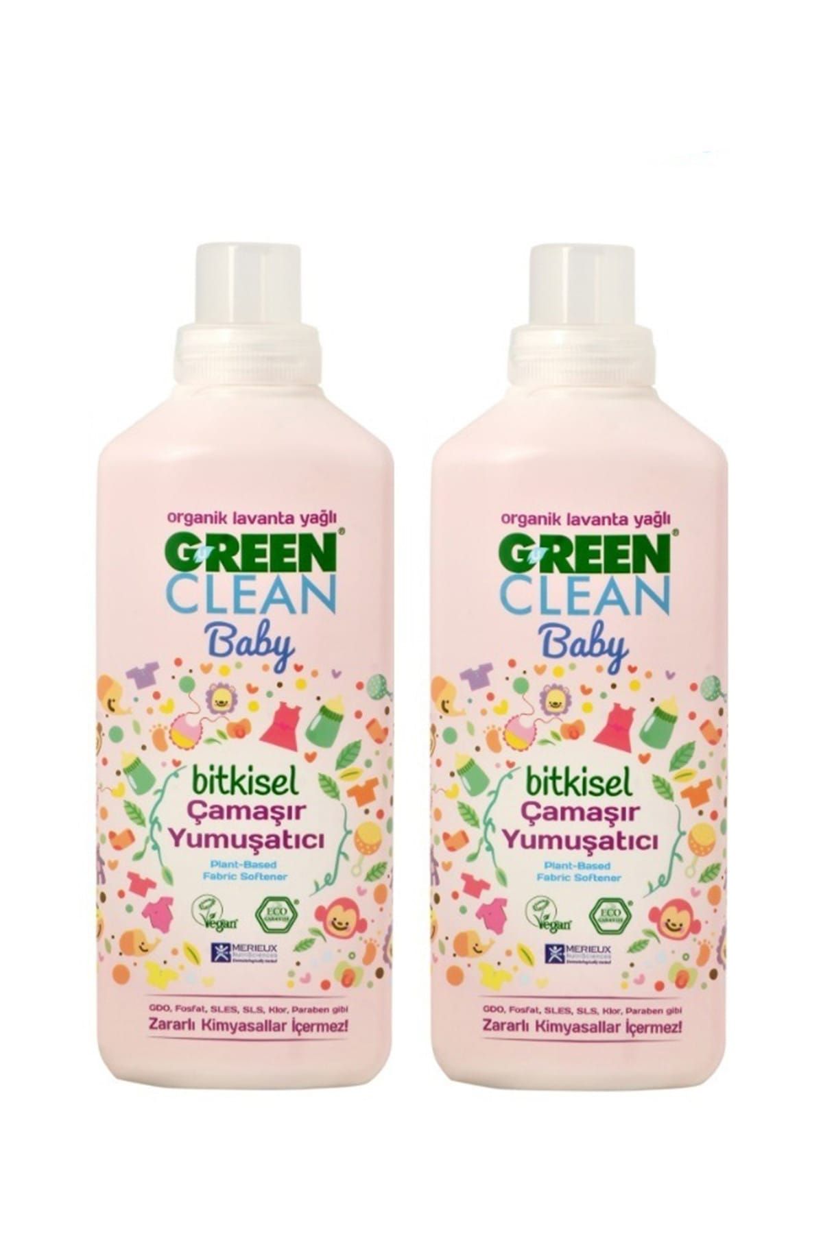 U Green Clean Baby Bitkisel Çamaşır Yumuşatıcı 2'li Set