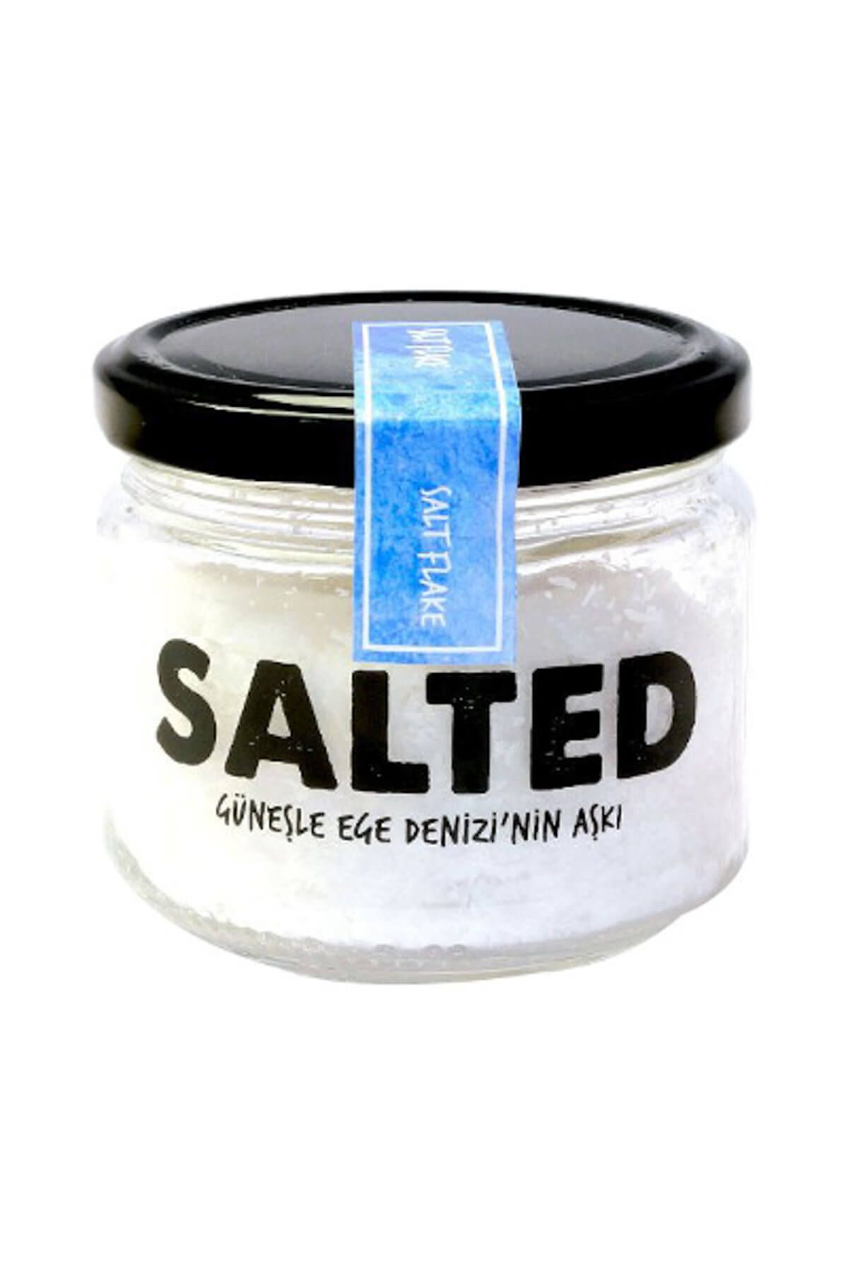 Salted Goods SaltFlake Tuz (Yaprak Tuz) Cam Kavanoz, 100 gr