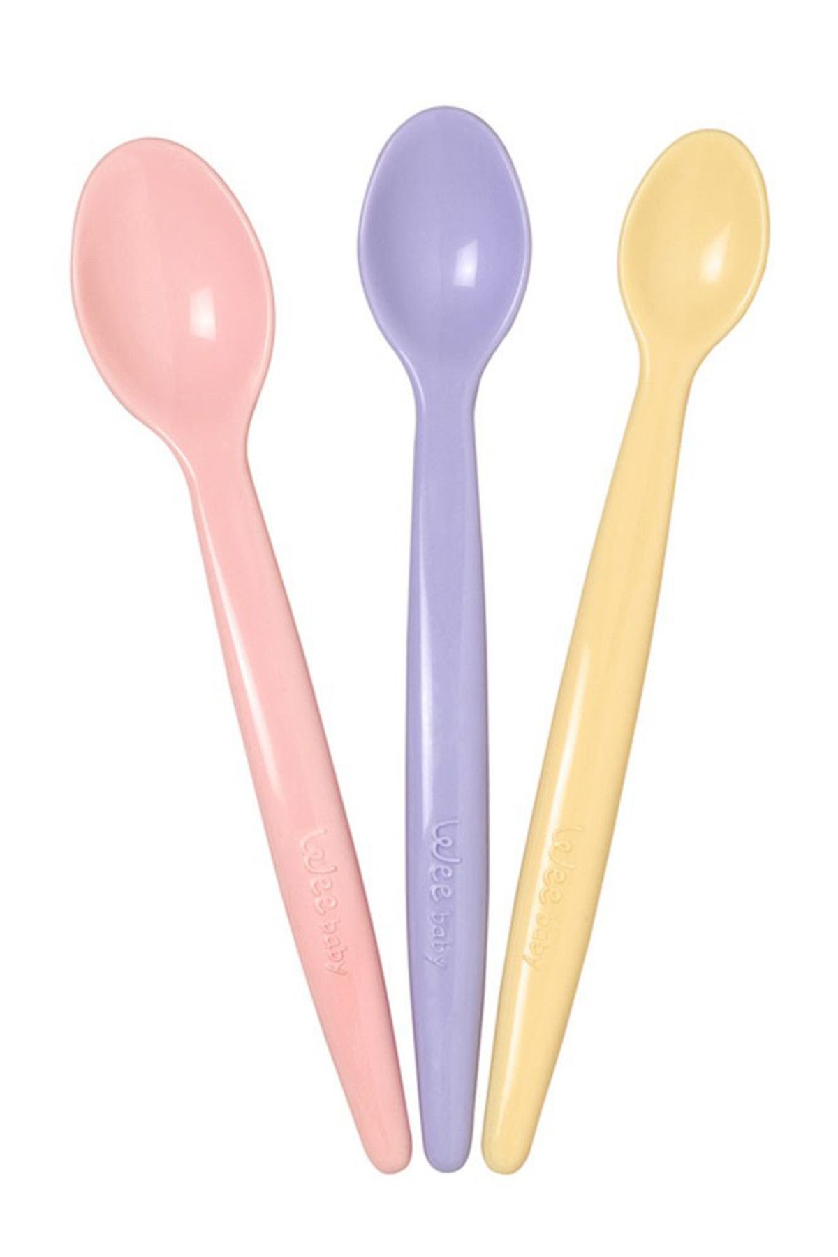 Wee Baby Pembe 3'Lü Set Mama Kaşığı Ib29651