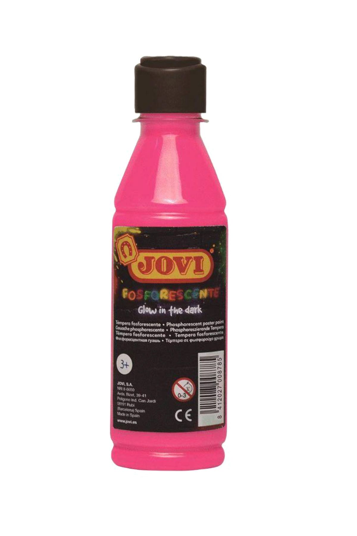 Jovi Fosforlu Sıvı Guaj Boya 250 Ml (Pembe) /