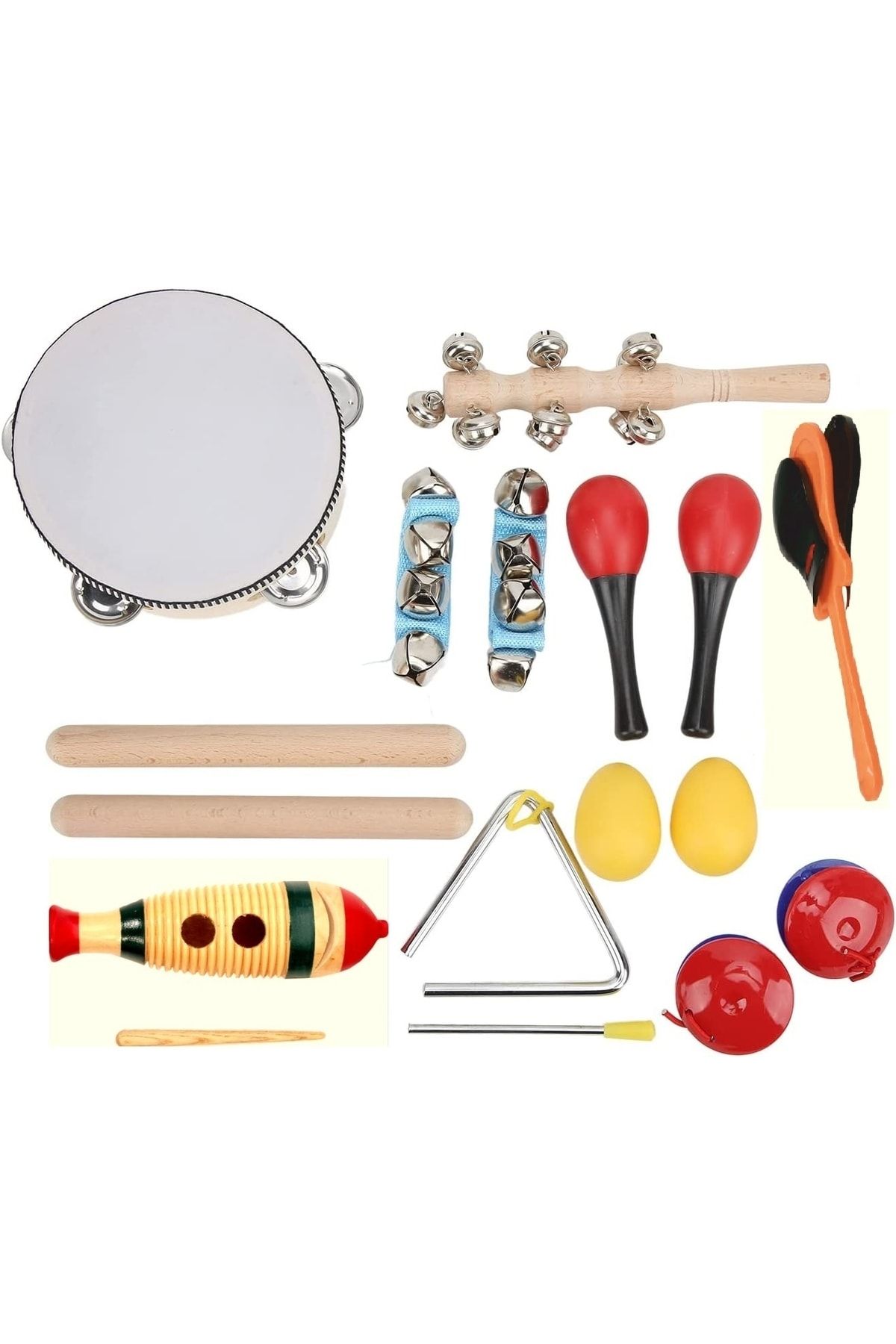 Segah M zik Preschool Orff Set Castanets cymbals tambourines