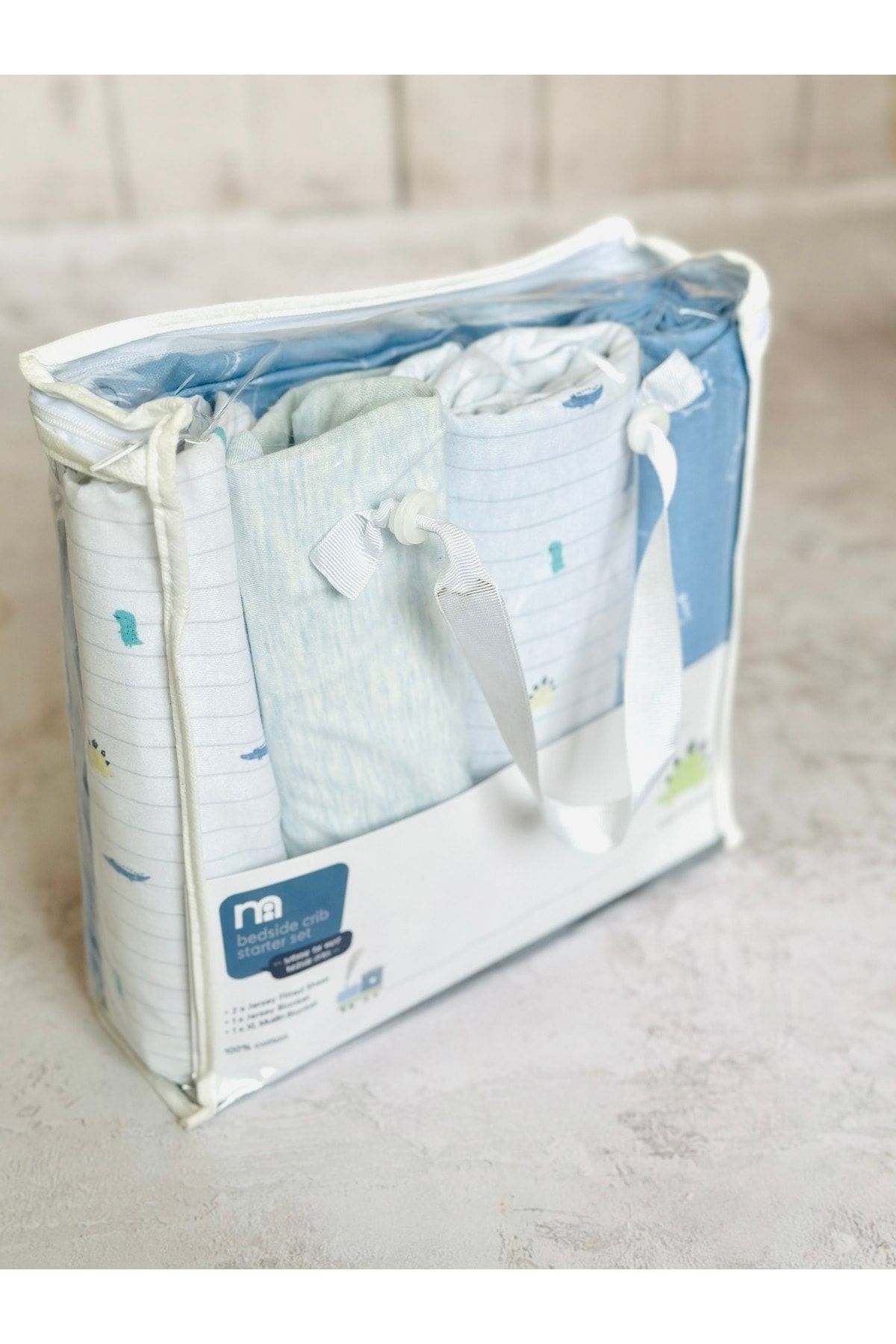 Mothercare bedside hotsell crib starter set