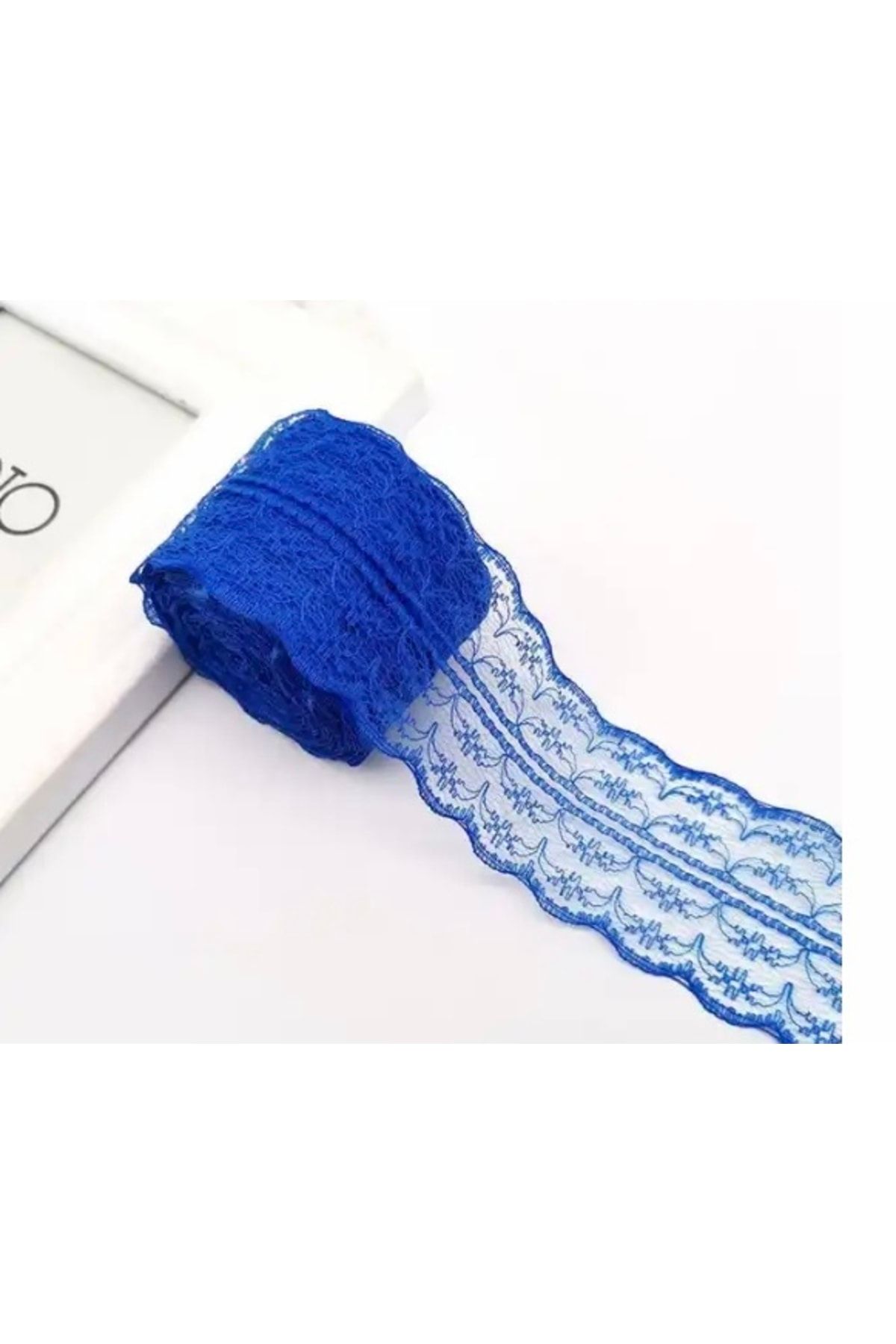 Deniz Party Store Dark Blue Double Sided Double Lace Guipure