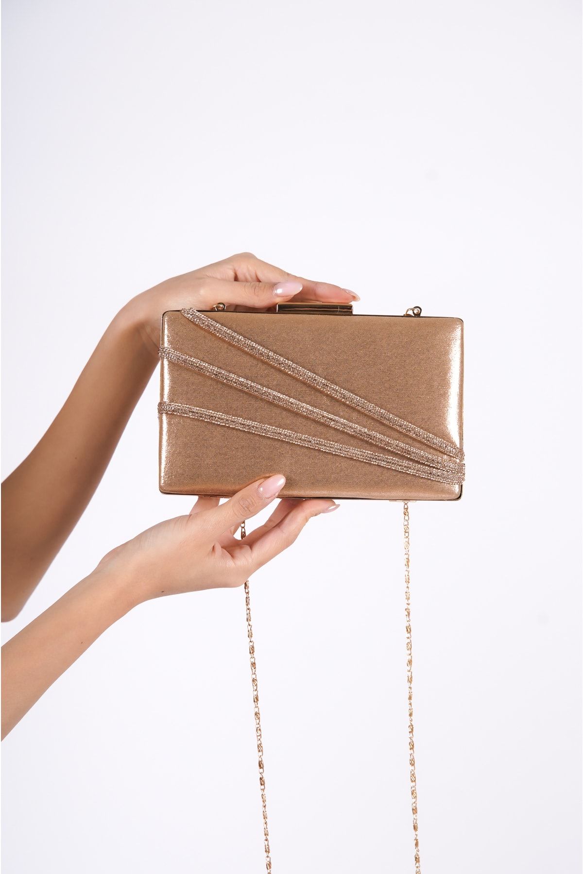 Copper clearance evening bag