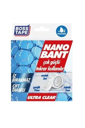 Nano Bant 3 Metre Çok Güçlü Çift Taraflı Şeffaf Yıkanabilir En:19mm Image 0