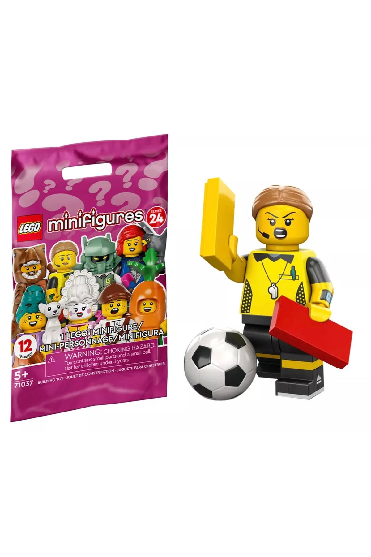 LEGO 71037 Minifigure Series 24 - 1 Football Referee - Trendyol