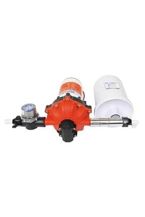 12 Volt 2 Lt Tanklı Otomatik Hidrofor, Tekne, Yat, Karavan Hidroforu Pompası Image 0