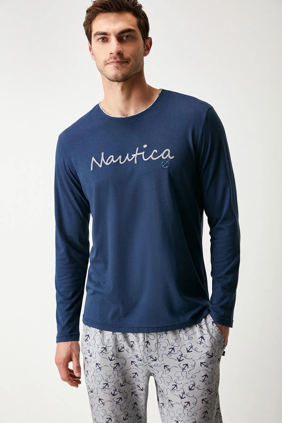 Nautica mens 2024 cotton pajamas