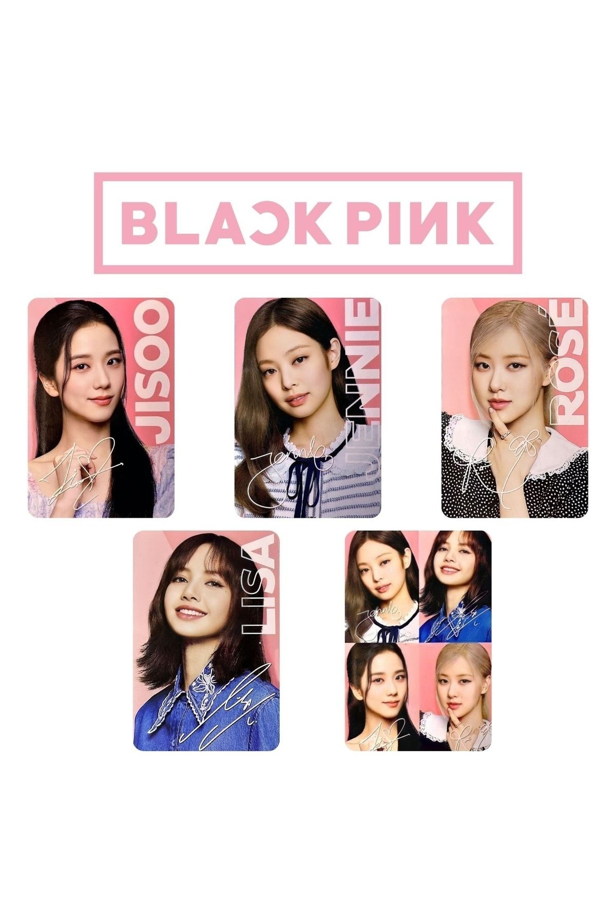Kpop Dünyasi Blackpink Photocard Set V2 - Trendyol