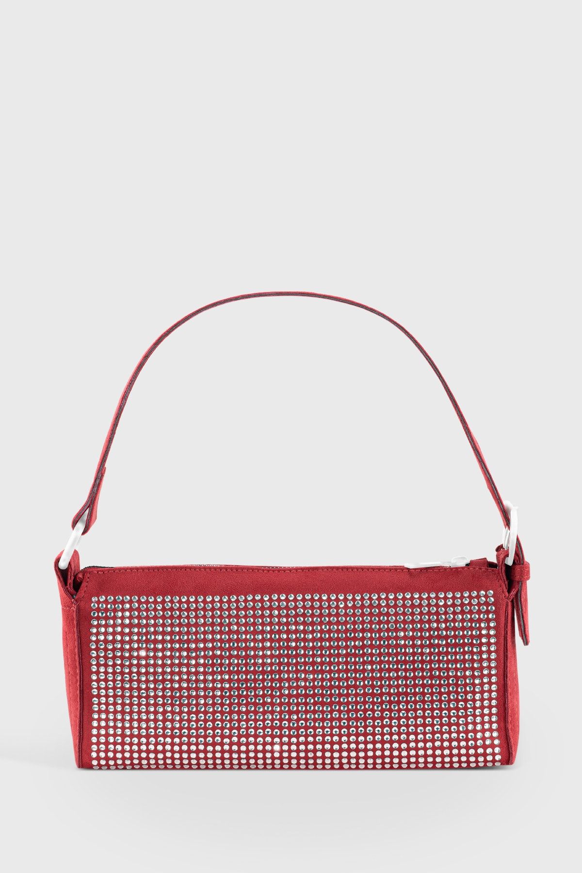 Housebags Women s Red Shiny Stone Shoulder Strap Bag 220 Trendyol