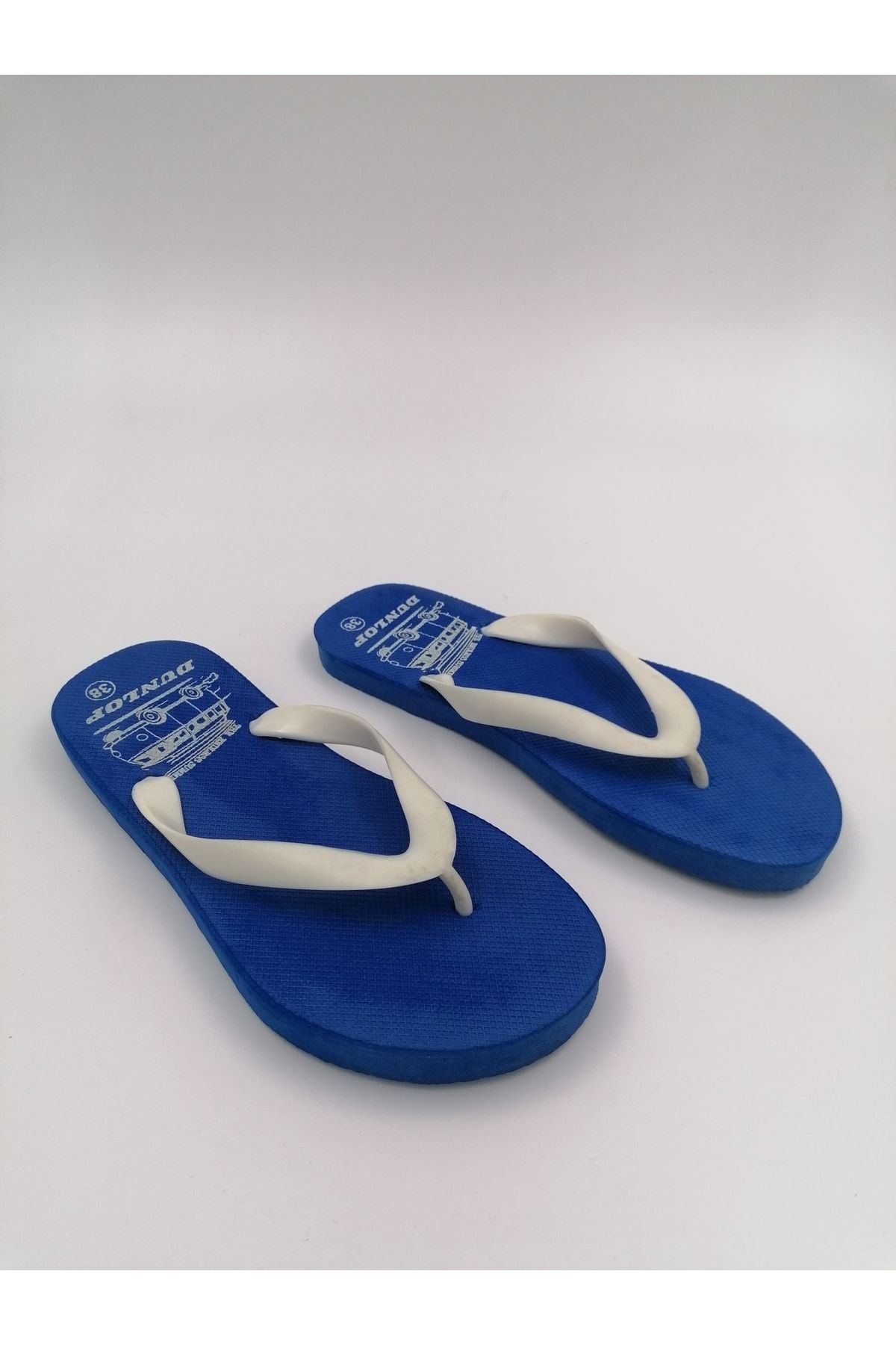 Dunlop Bus Blue White Flip Flops Trendyol