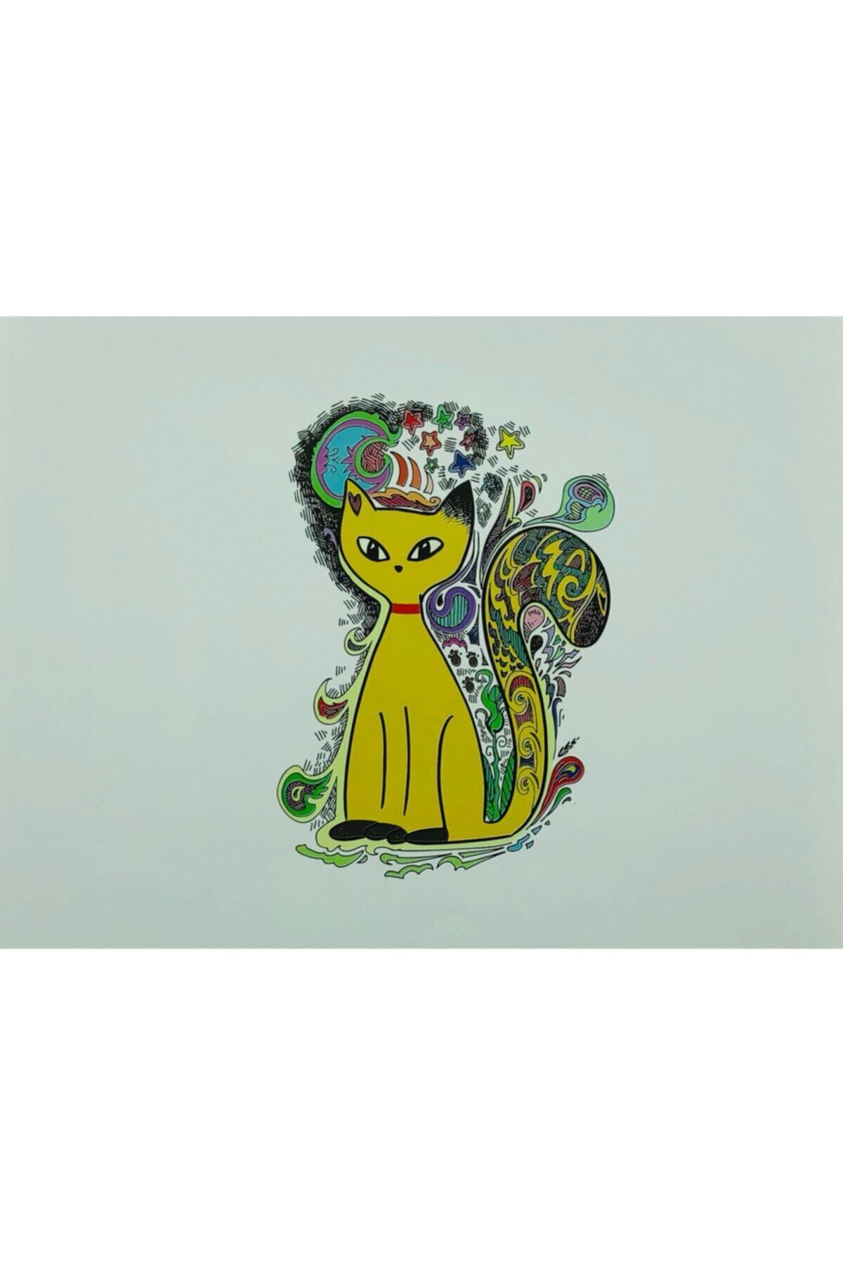 OzanTuhafiye Yastık Kılıfı Kırlent Kılıfı Kumaş Boyama Seti 45x45 Cm 06