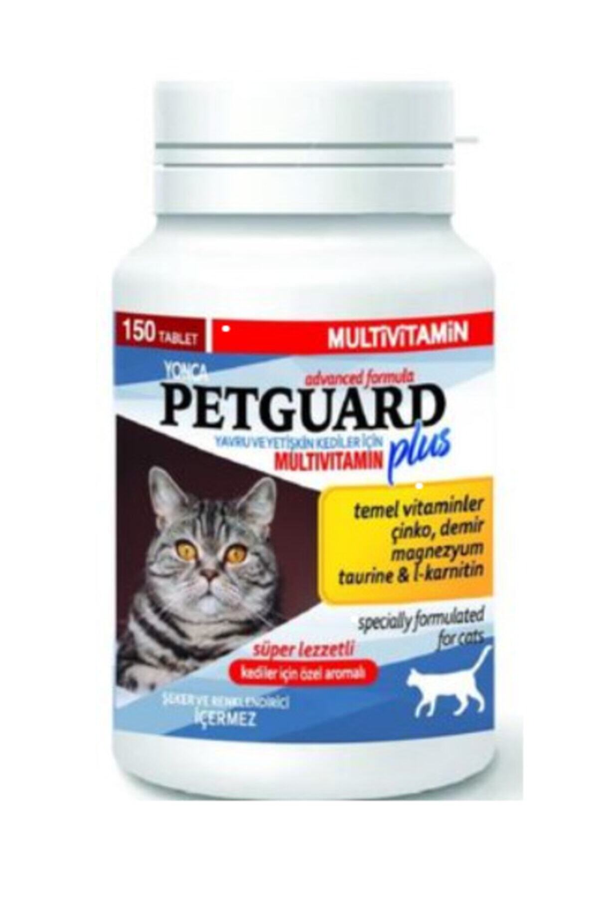 Petguard Plus Yavru Ve Yetişkin Kediler Için Multivitamin 150 Tablet