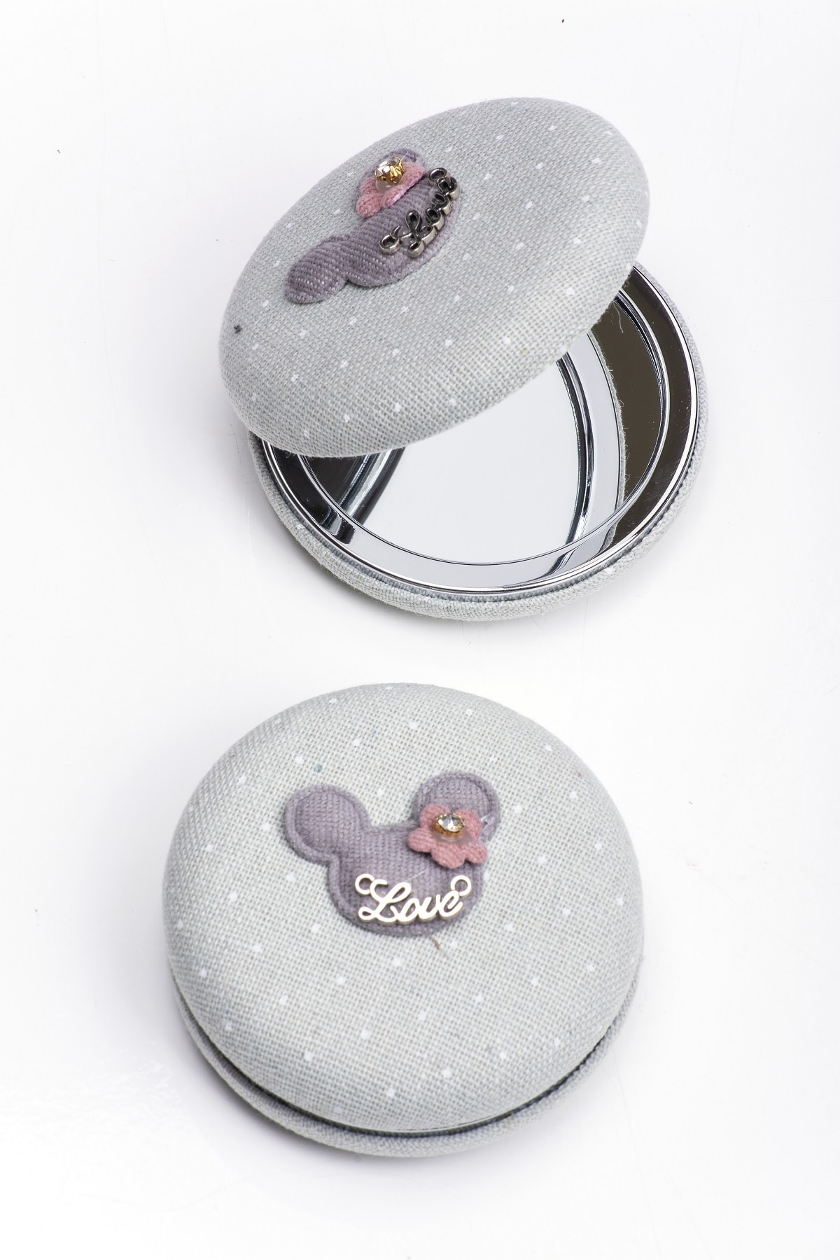 MUKKO HOME Vintage Cep Çanta Aynası