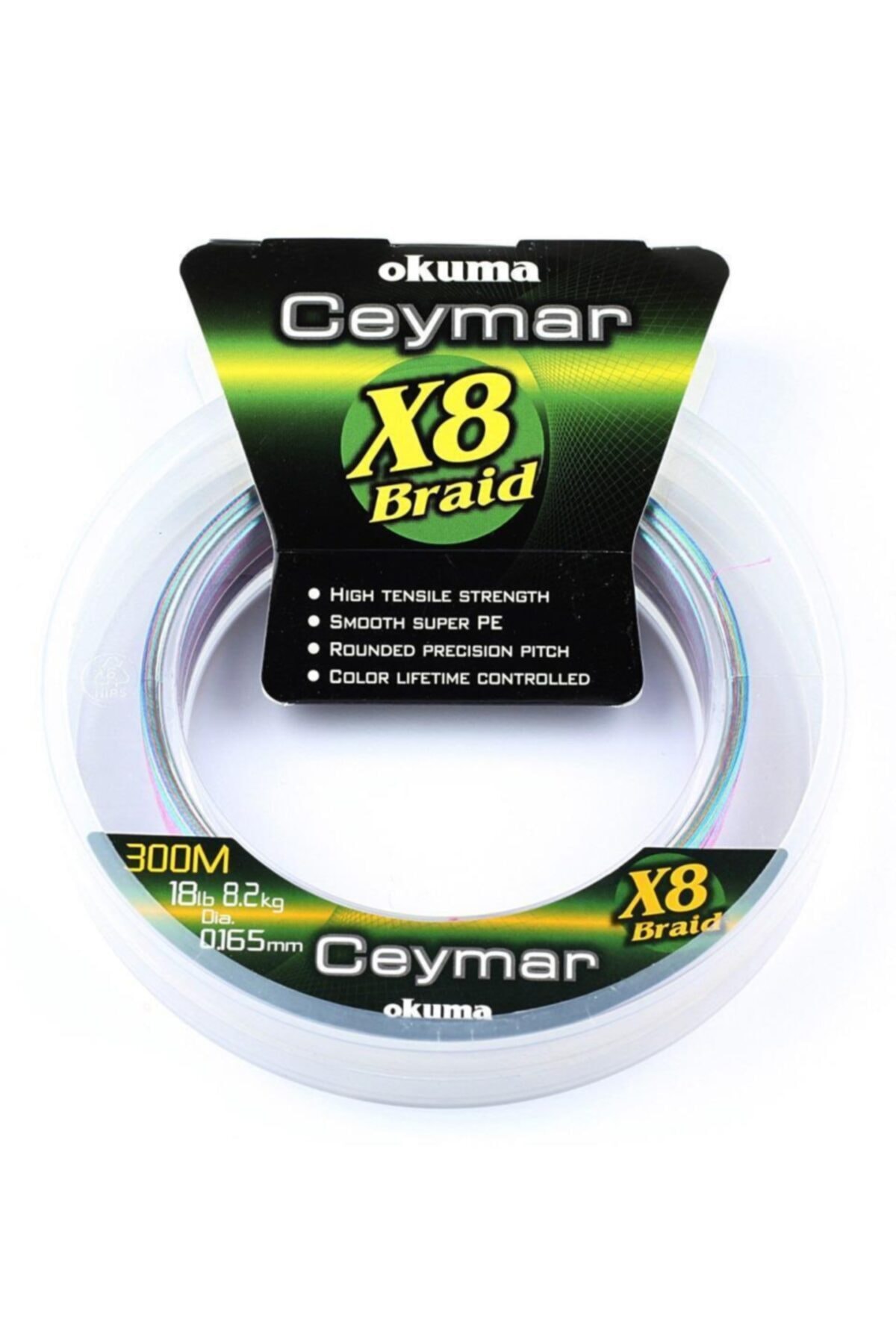 Okuma Ceymar (multı Color)150mt 8 Kat Örgü Ip 0,235mm