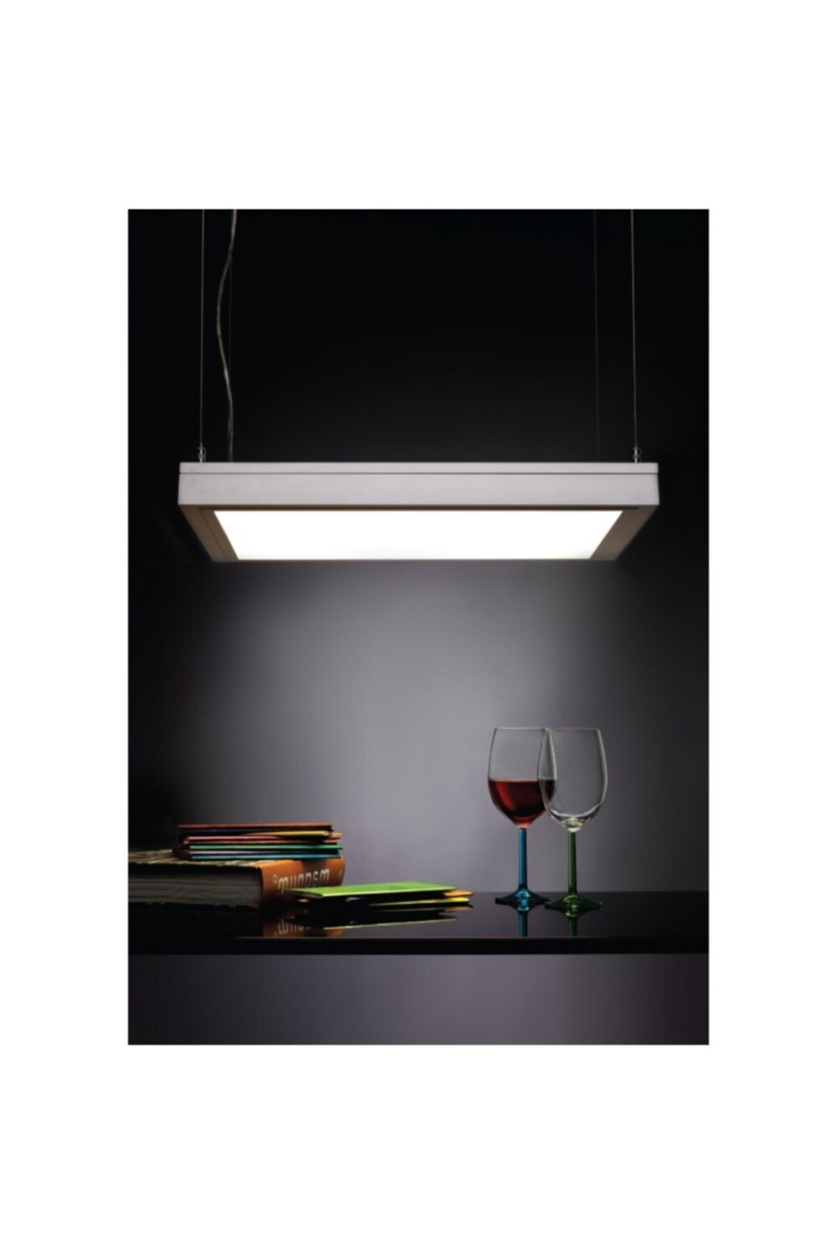 Forlife Kare Model Beyaz Işık Sıva Üstü Led Panel Tavan Armatürü Spot Lamba 24 Watt