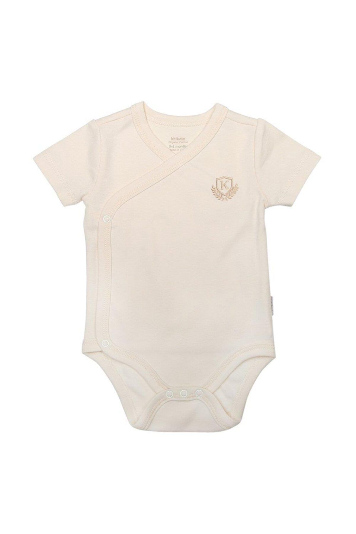 kitikate Organik Jaunty Kruvaze Body 15416 Krem 1