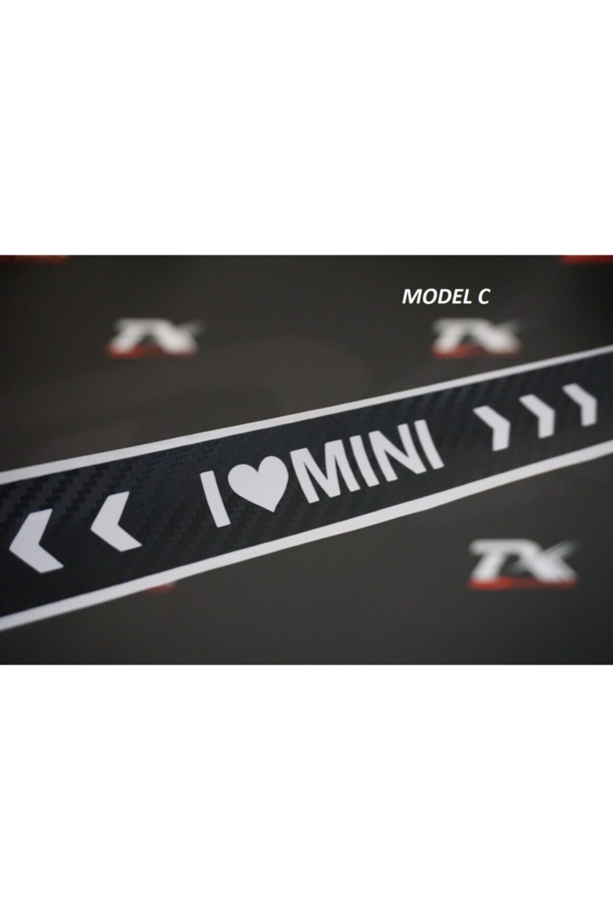 Mini Cooper S Love Karbon Fiber Stop Lamba Filmi