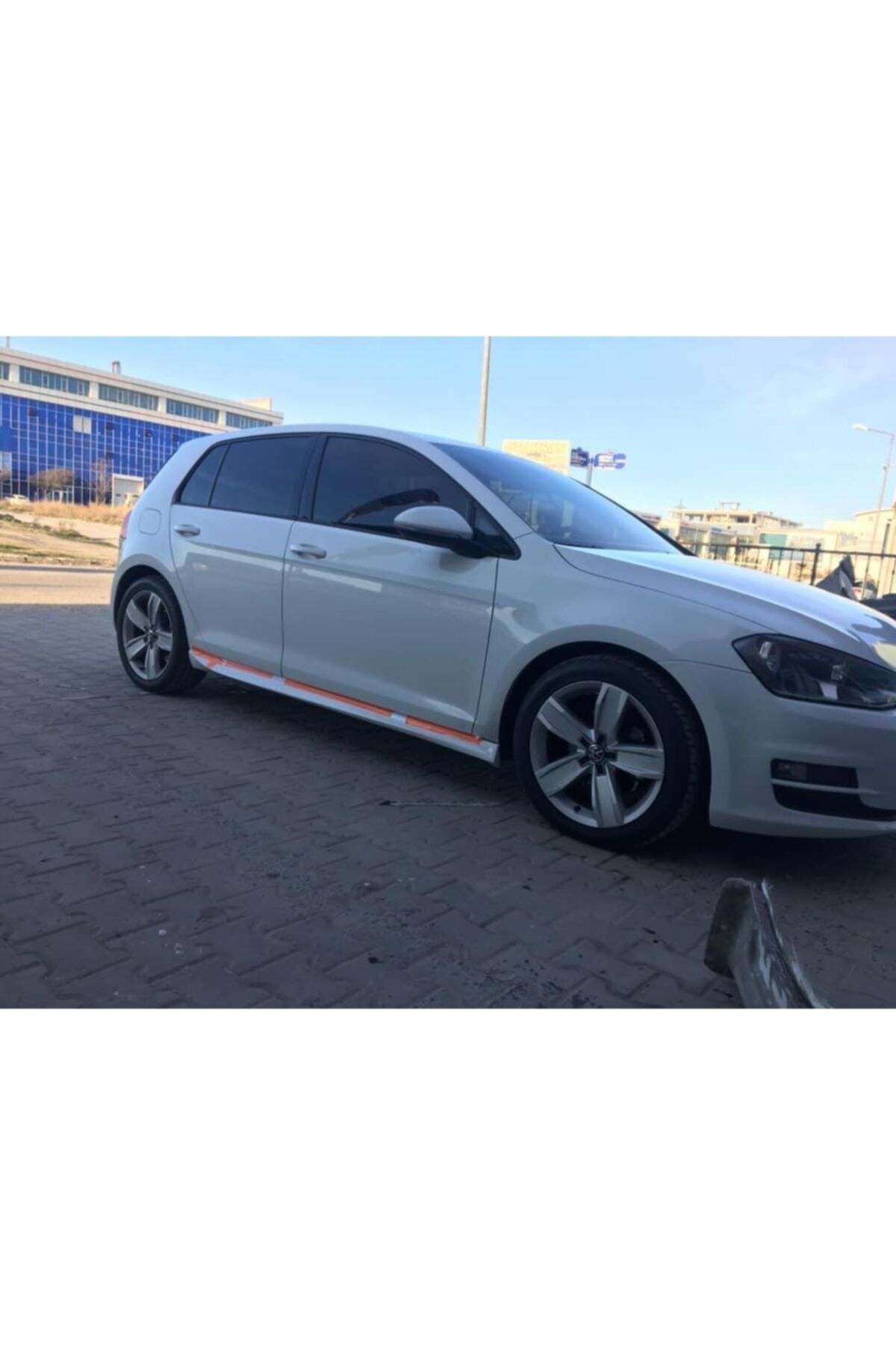 otaksan tuning Vw Golf 7 Yan Marşpiyel Takımı - Plastik - Parlak Siyah