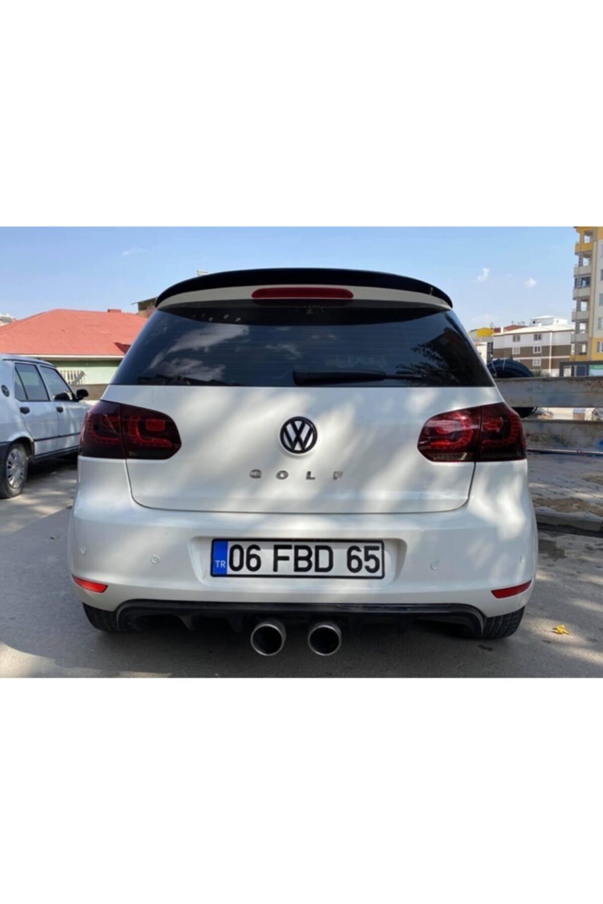 otaksan tuning Vw Golf 6 Rieger Difüzör - Plastik - Parlak Siyah