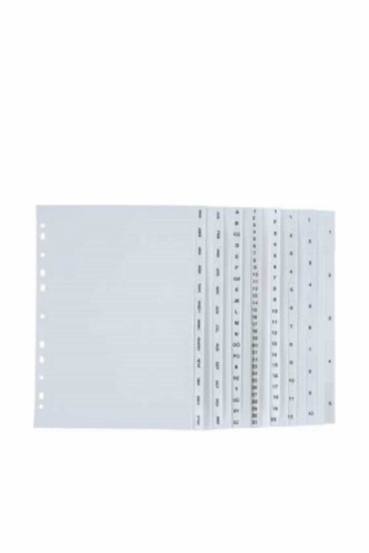 ETİKETİM 1001 Seperatör A4 1-10 Rakam (Gri)