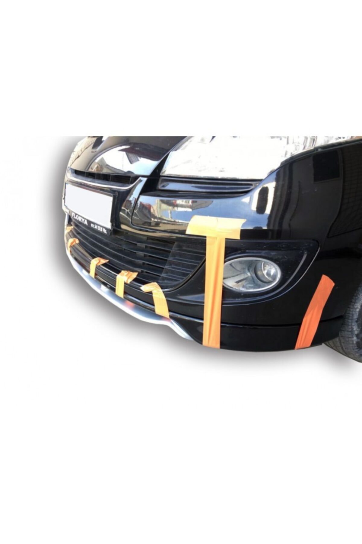 plastik body kit Renault Megane 3 Serisi (2009-2013) Sport Dizayn Ön Tampon Ek + Alt Lipi (plastik)