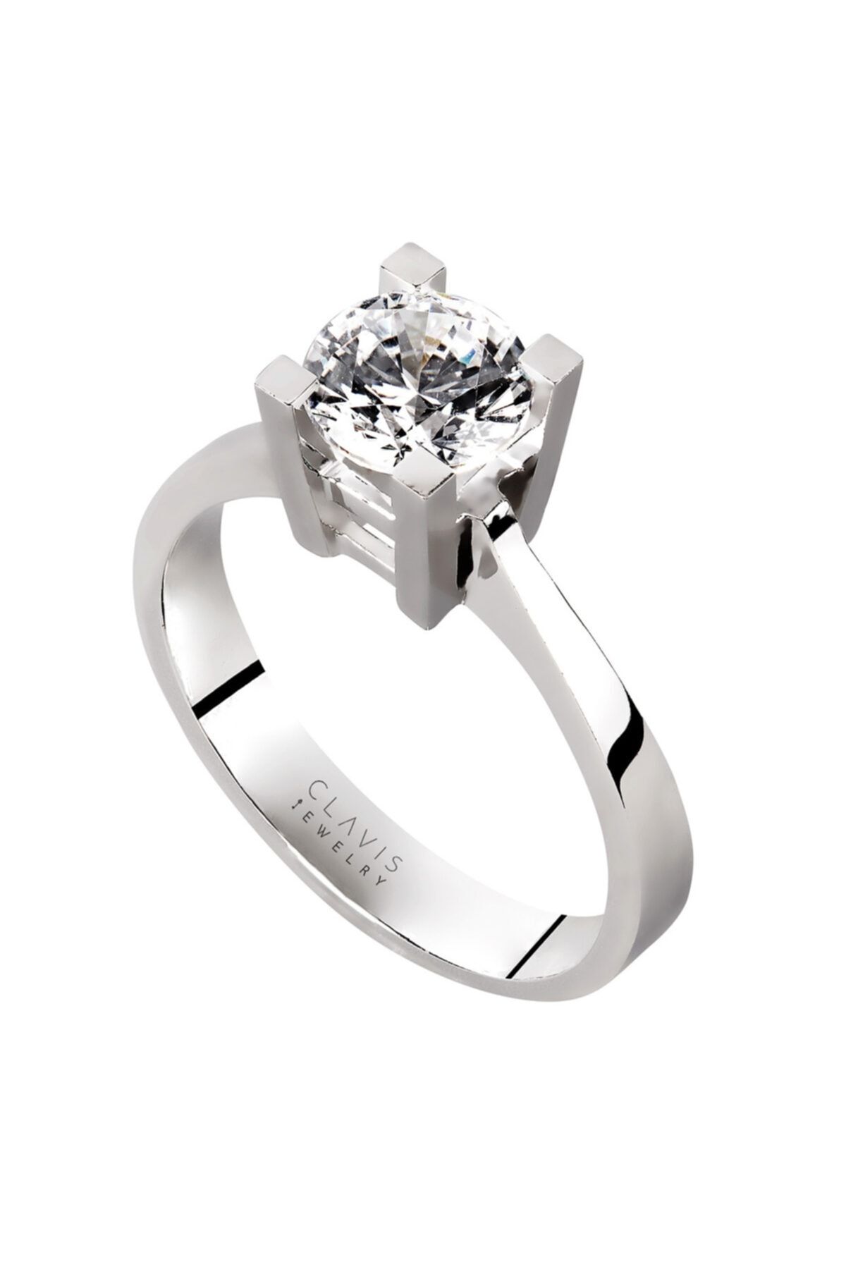 Clavis Jewelry Pırlanta Tektaş Yüzük (dt00041)