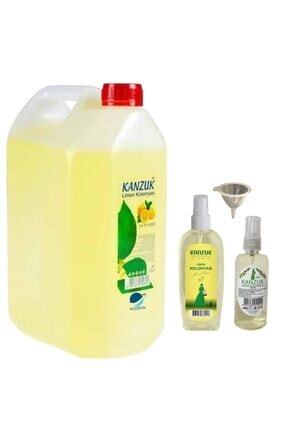 Limon Kolonyası 80 Derece 5 Litre Bidon Sprey 170 Ml +100 Ml + Dolum Hunisi Image 0