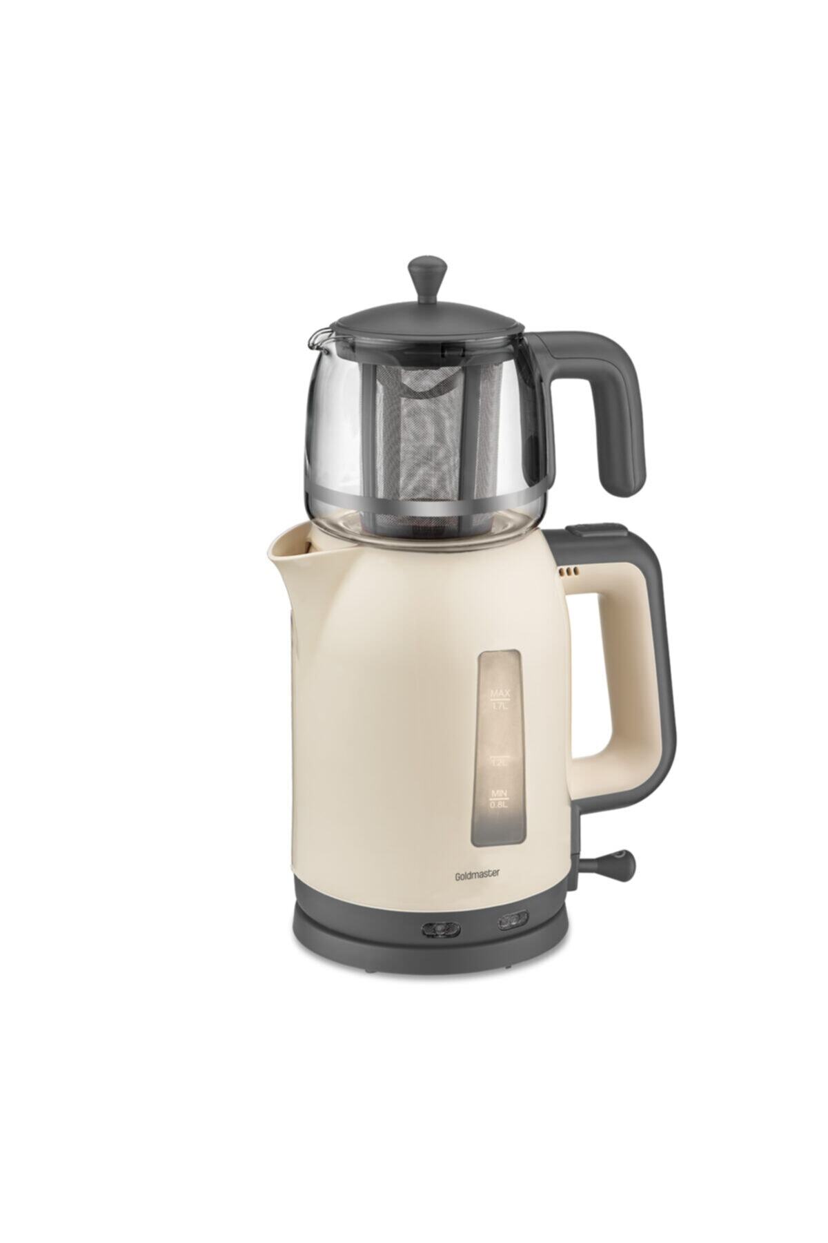 GOLDMASTER In-6337 2200 W Çay Makinesi Krem